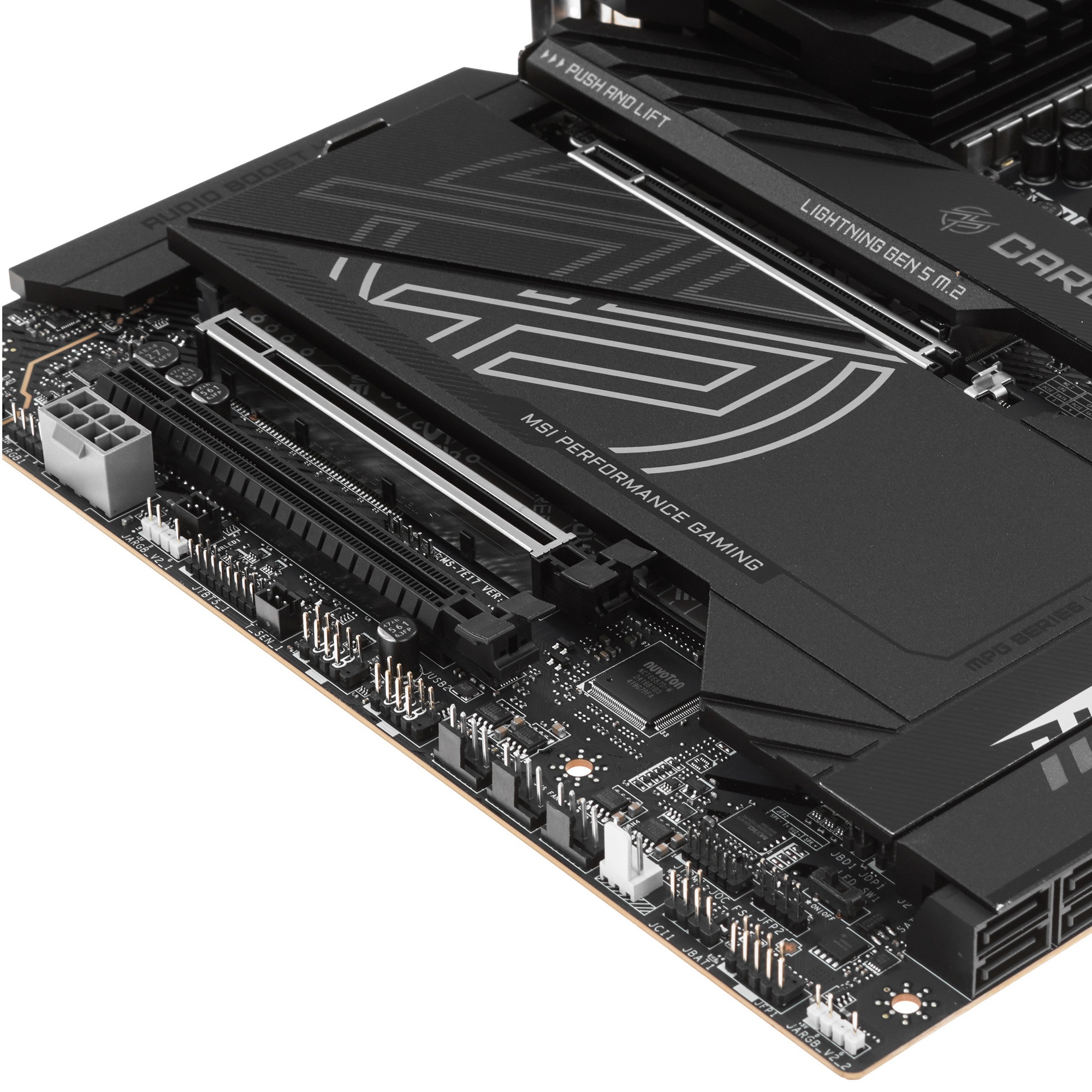 Материнская плата MSI MPG Z890 CARBON WIFI, LGA 1851, Intel Z890, 4xDDR5, 4xSATA, 5xM.2, 1xPCI-E 5.0
