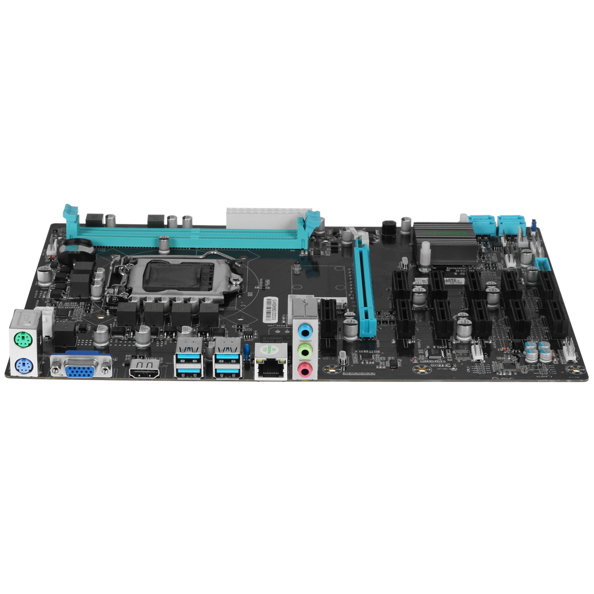 Материнская плата для майнинга Esonic B250-BTC-Gladiator, LGA 1151, Intel B250, 2xDDR4, 4xSATA, 1xPC