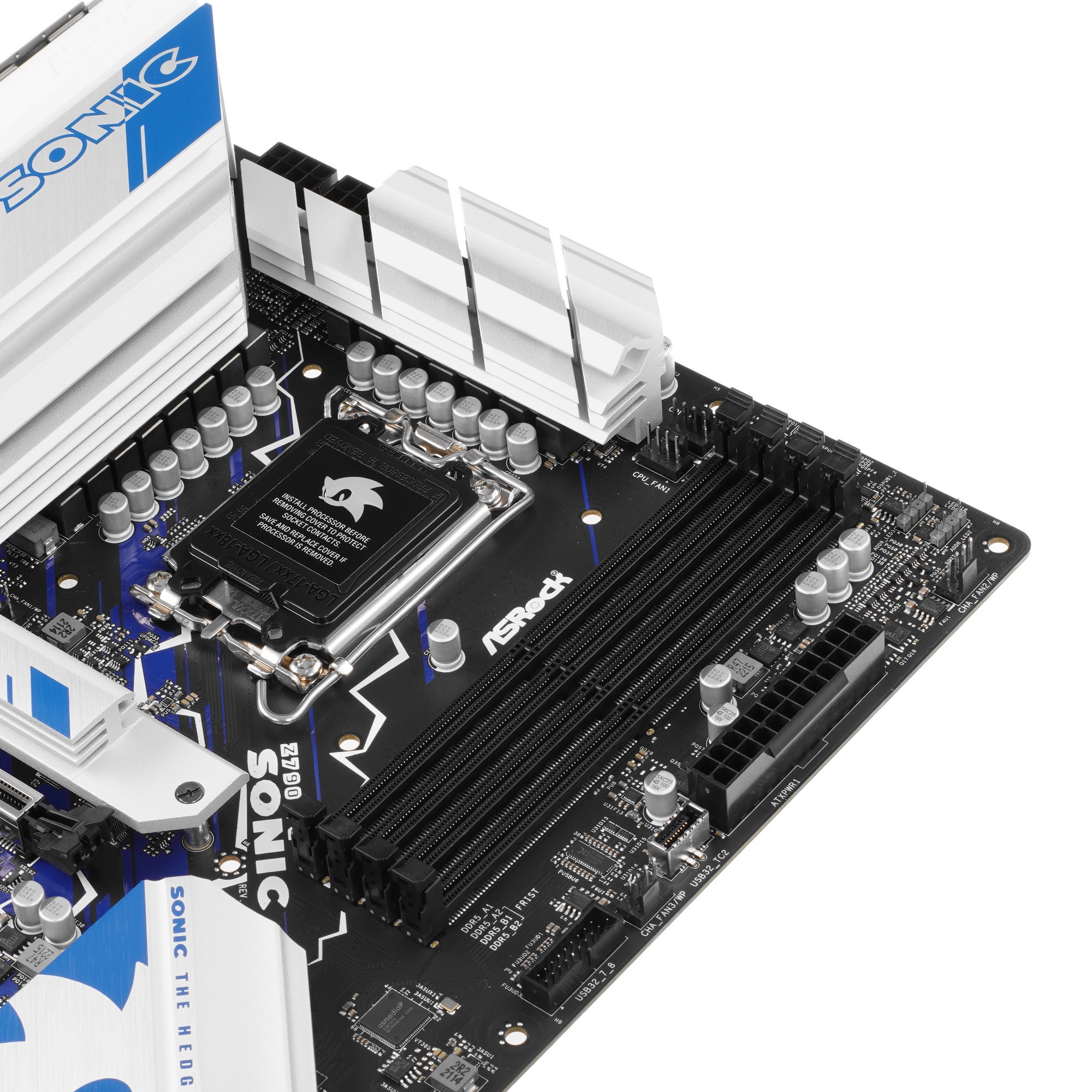 Материнская плата ASRock Z790 PG SONIC, LGA 1700, Intel Z790, 4xDDR5, 8xSATA, 5xM.2, 1xPCIe 5.0 x16,