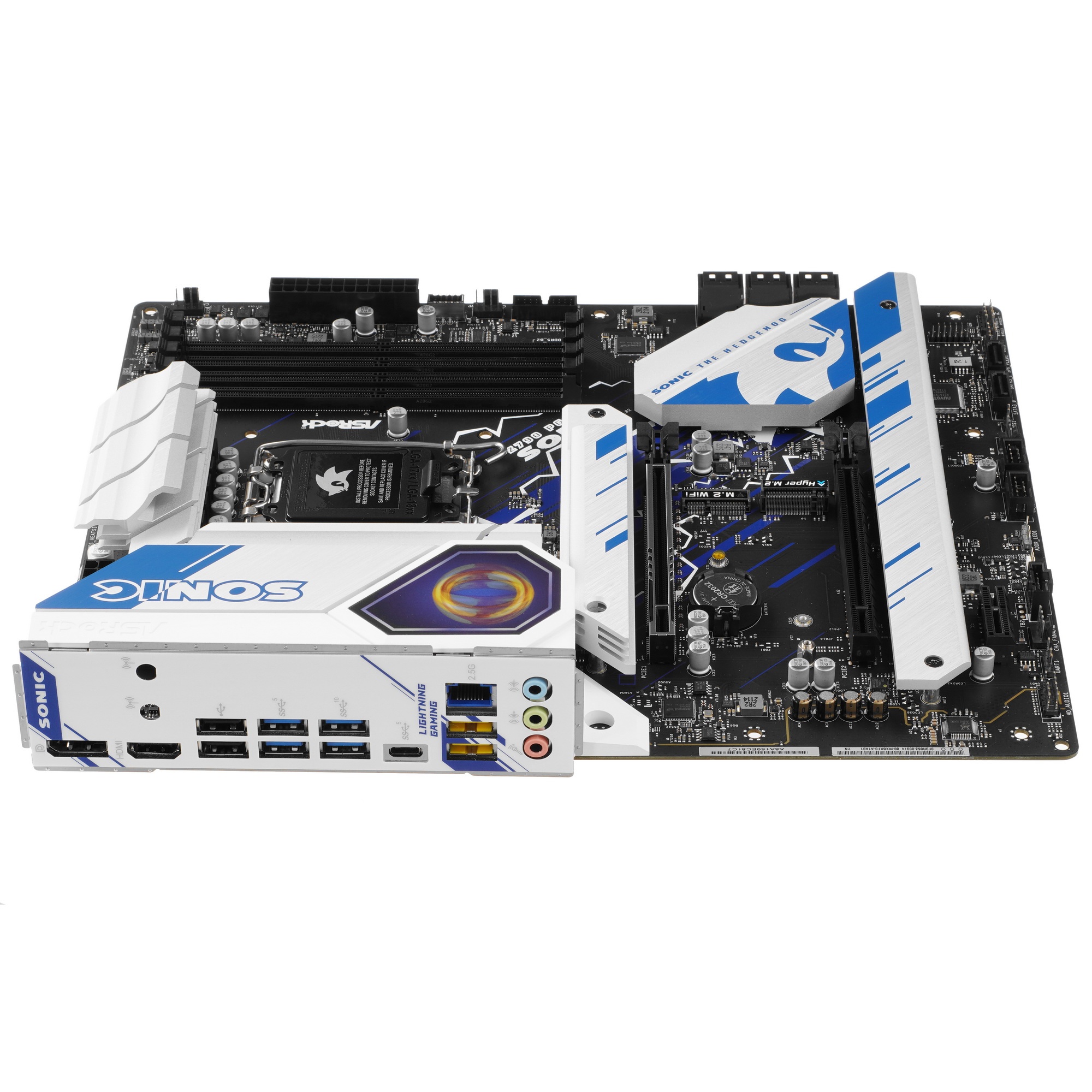 Материнская плата ASRock Z790 PG SONIC, LGA 1700, Intel Z790, 4xDDR5, 8xSATA, 5xM.2, 1xPCIe 5.0 x16,