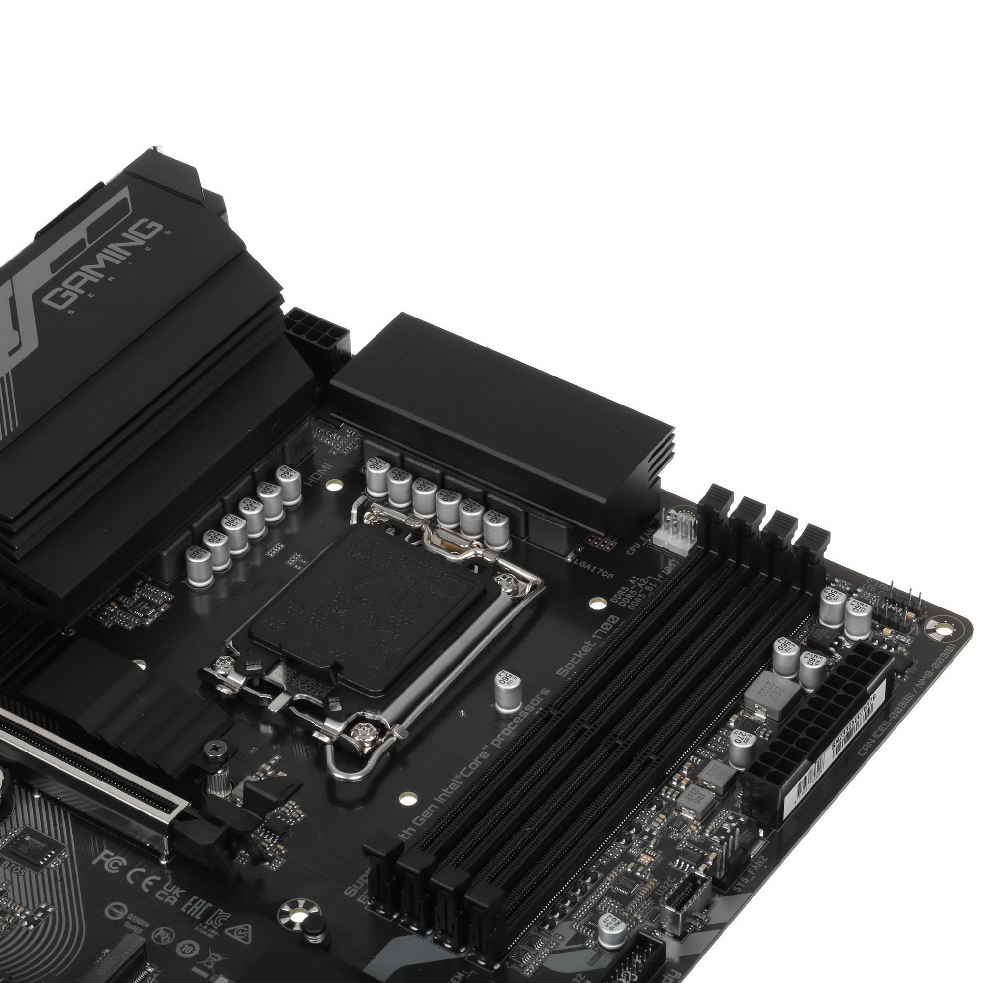 Материнская плата Gigabyte B760M GAMING X AX, LGA 1700, Intel B760, 4xDDR5, 4xSATA, 2xM.2, 1xPCIe 4.
