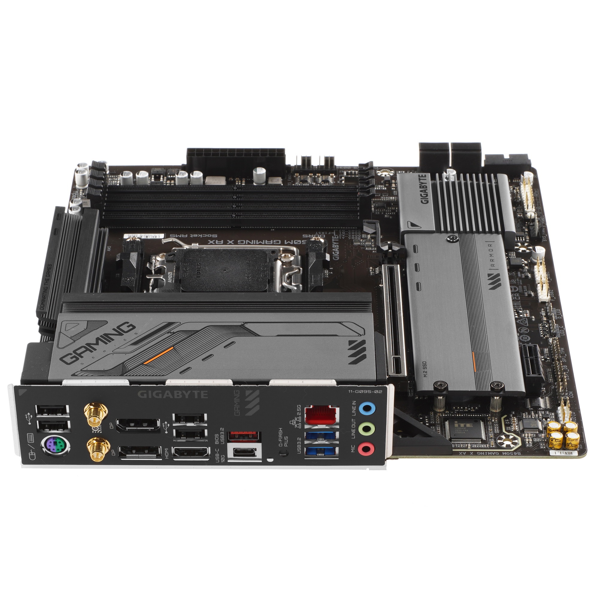 Материнская плата Gigabyte B650M GAMING X AX, AM5, AMD B650, 4xDDR5, 4xSATA, 3xM.2, 1xPCI-E 4.0 x16,