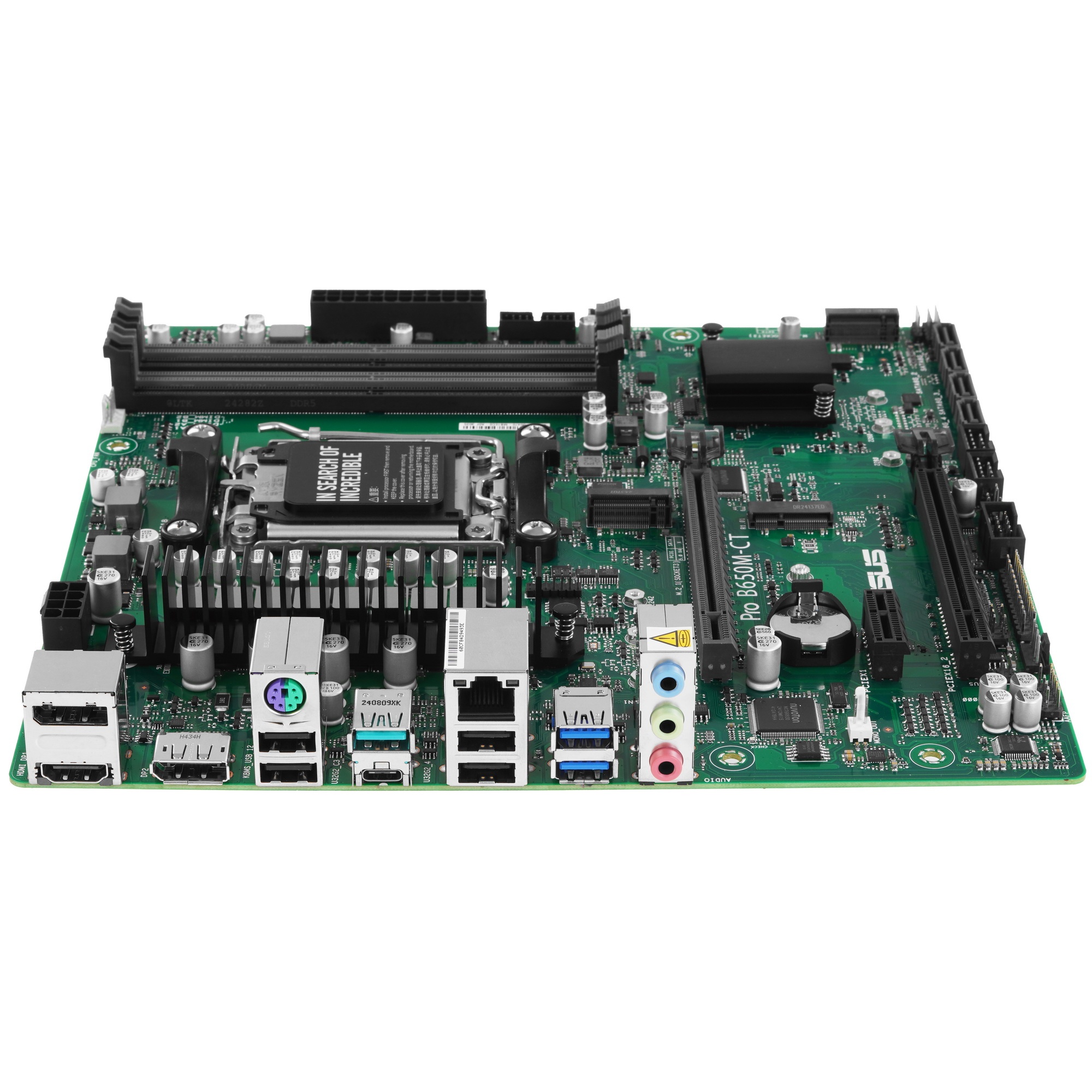 Материнская плата ASUS PRO B650M-CT-CSM, Socket AM5, B650, 4*DDR5,  DP+HDMI, 4xSATA3, Audio, Gb LAN,