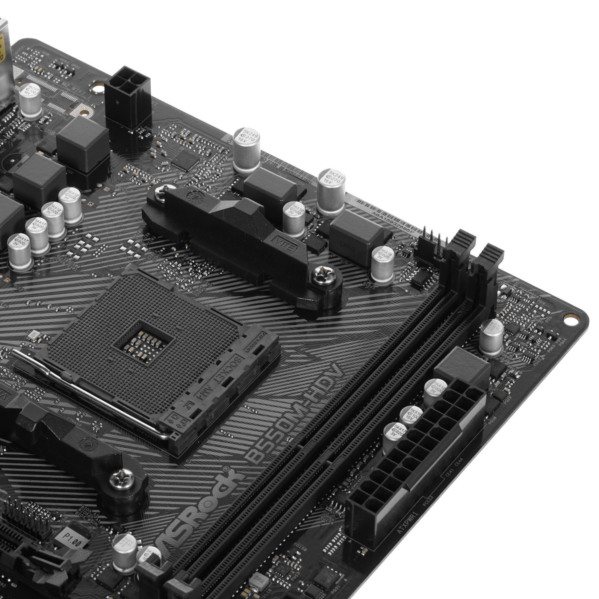 Материнская плата ASRock B550M-HDV, AM4, AMD B550, 2xDDR4, 4xSATA, 1xM.2, 1xPCIe 4.0 x16, 1xDVI-D, 1