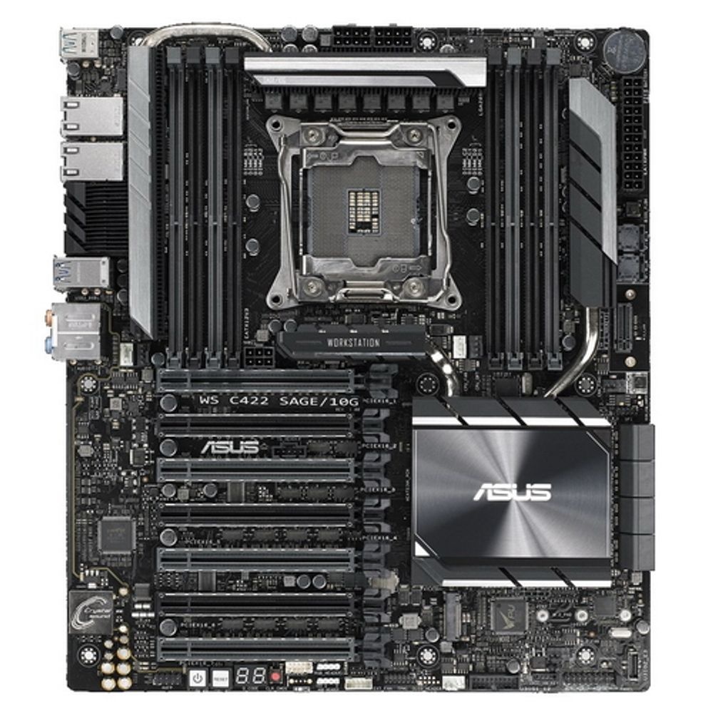 Серверная материнская плата ASUS WS C422 SAGE/10G RTL {3}