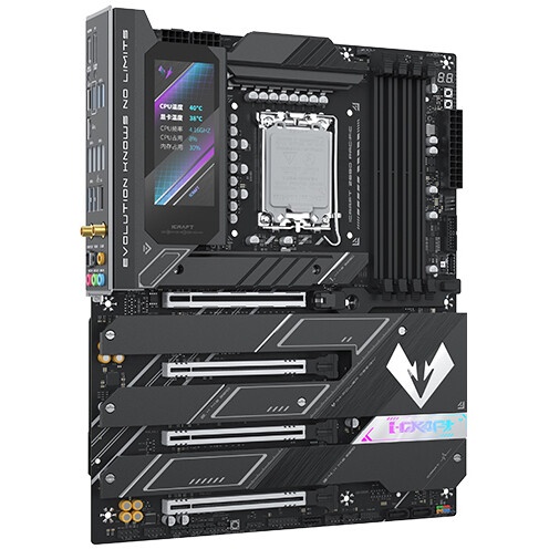 Материнская плата MAXSUN MS-iCraft Z890 PACIFIC, LGA1851, Z890, 4*DDR5, 4*SATA3, 4*M.2, USB 3.2, USB