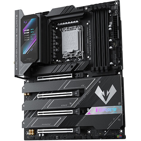 Материнская плата MAXSUN MS-iCraft Z890 PACIFIC, LGA1851, Z890, 4*DDR5, 4*SATA3, 4*M.2, USB 3.2, USB