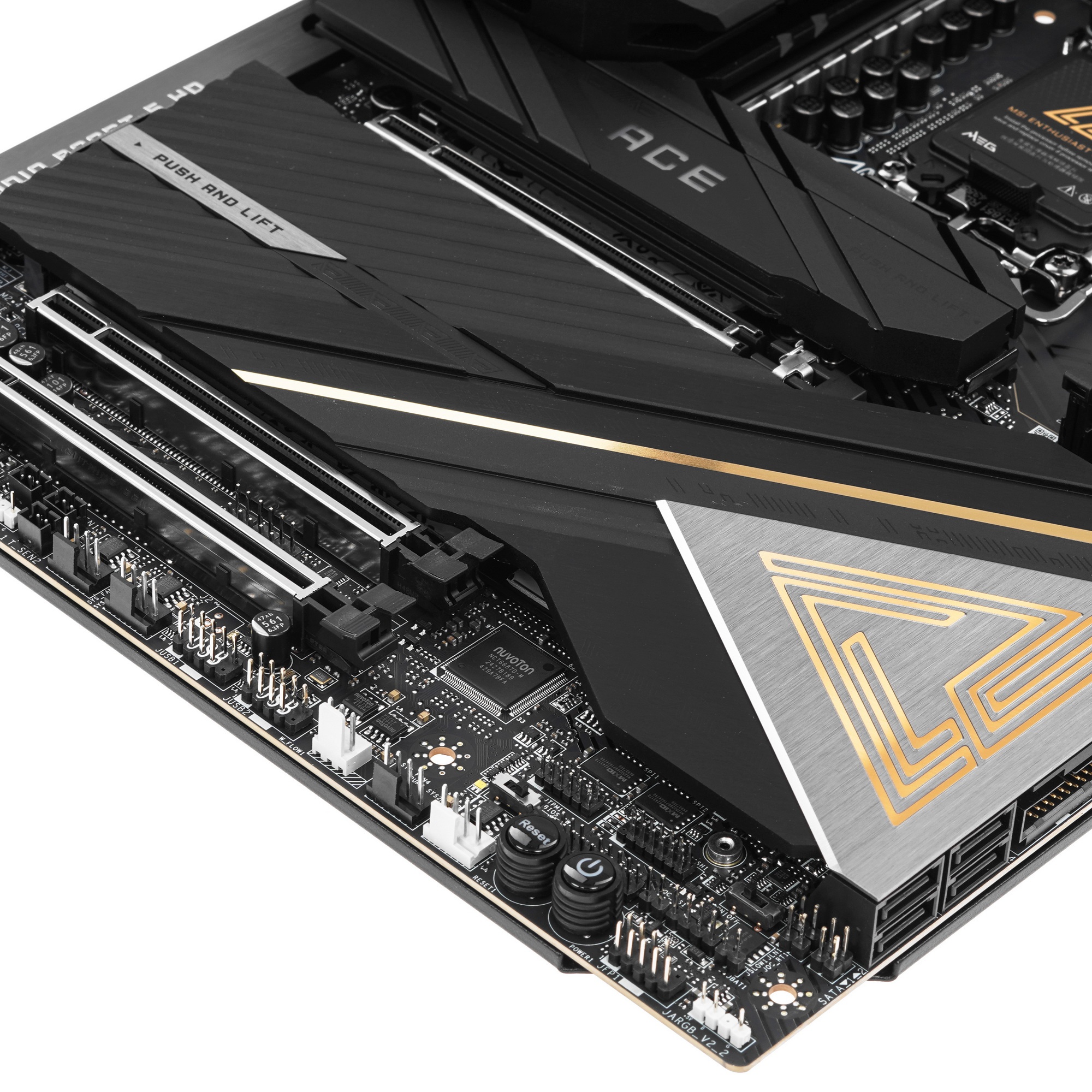 Материнская плата MSI MEG Z890 ACE, LGA 1851, Intel Z890, 4xDDR5, 4xSATA, 5xM.2, 1xPCIe 5.0 x16, 1xP