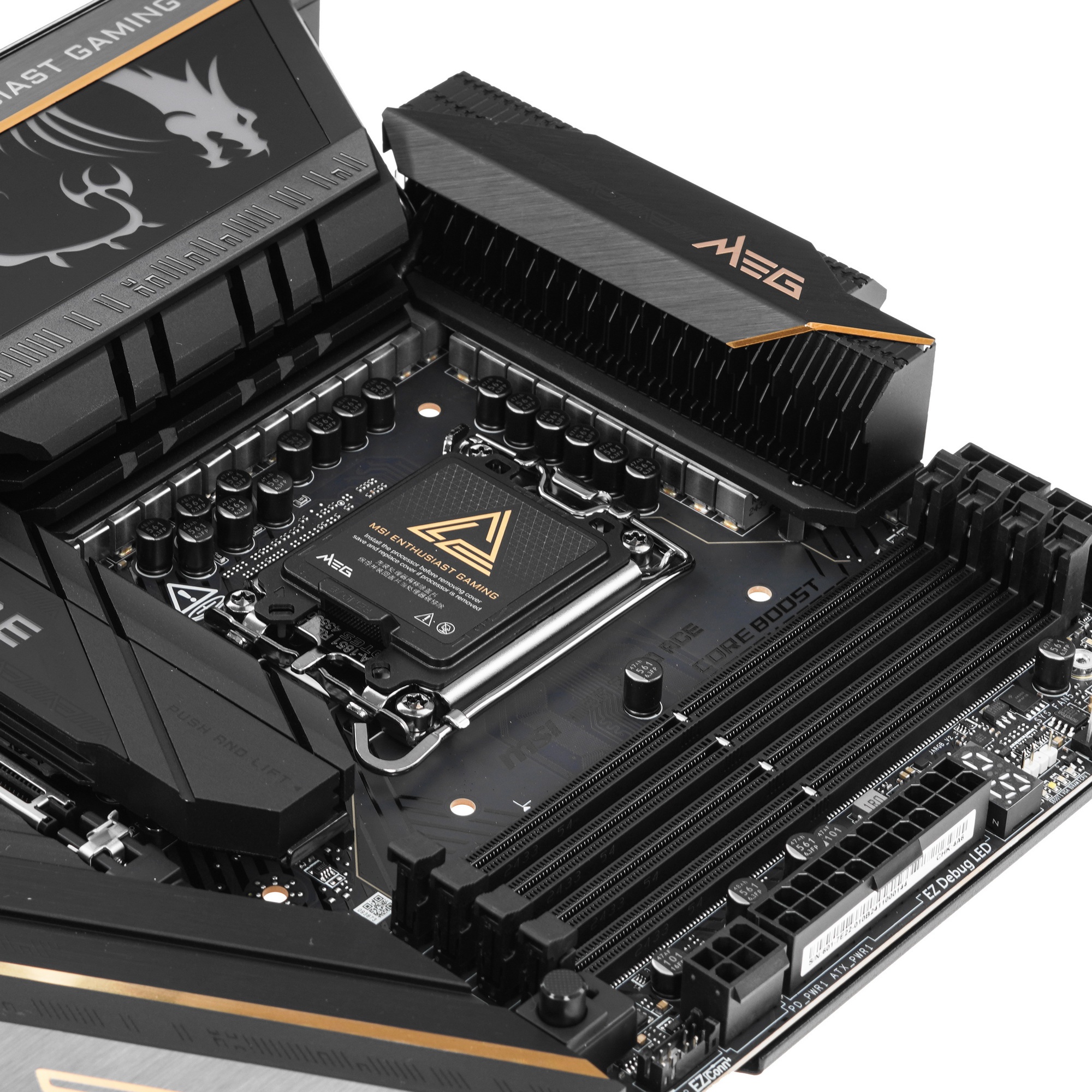 Материнская плата MSI MEG Z890 ACE, LGA 1851, Intel Z890, 4xDDR5, 4xSATA, 5xM.2, 1xPCIe 5.0 x16, 1xP
