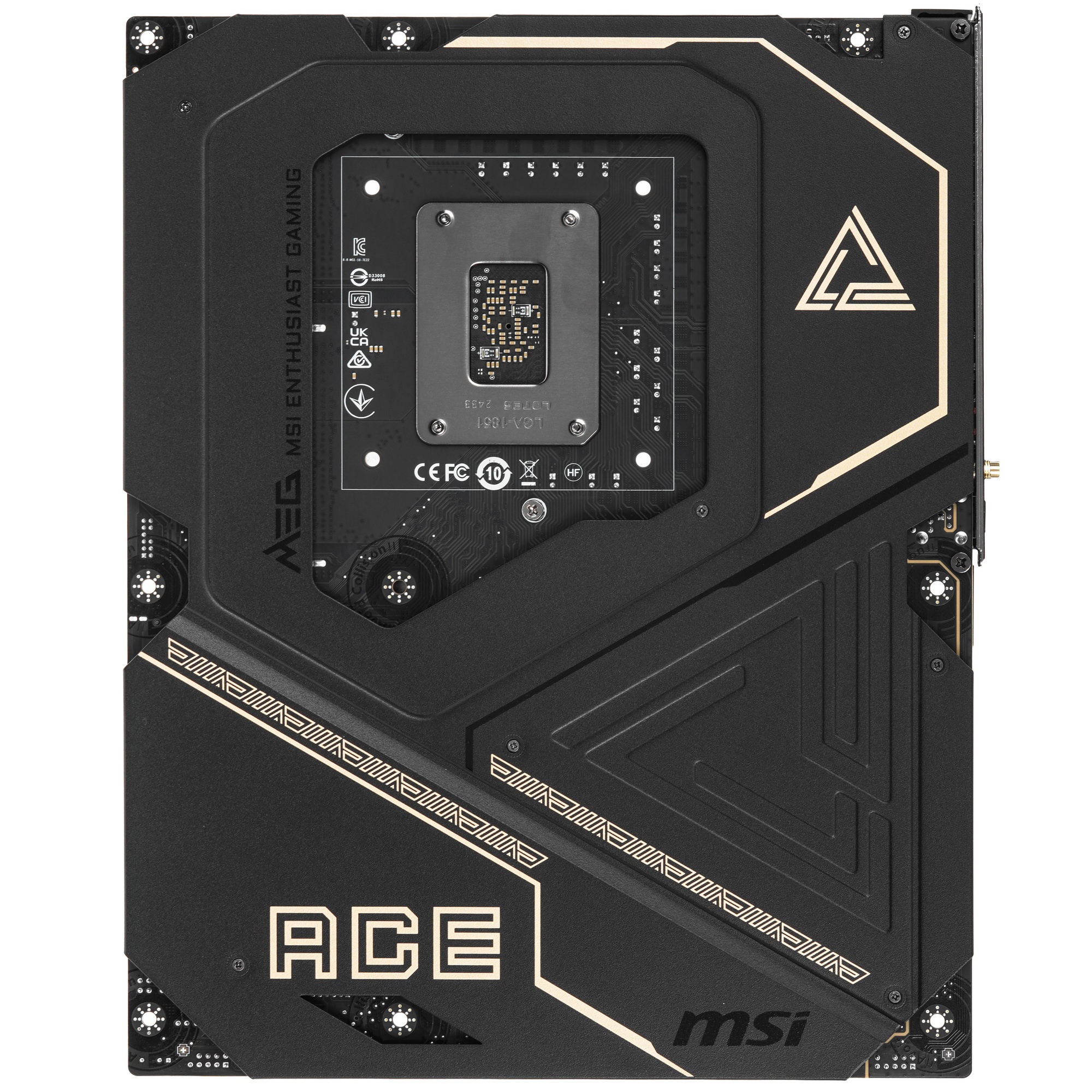 Материнская плата MSI MEG Z890 ACE, LGA 1851, Intel Z890, 4xDDR5, 4xSATA, 5xM.2, 1xPCIe 5.0 x16, 1xP
