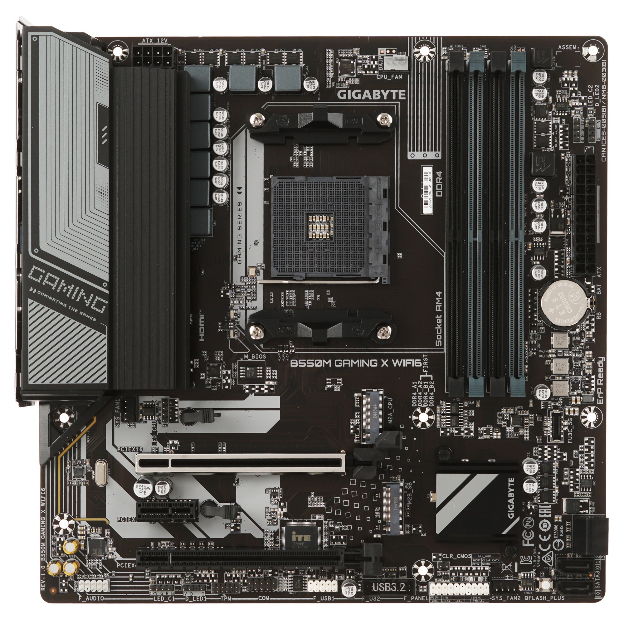 Материнская плата Gigabyte B550M GAMING X WIFI6