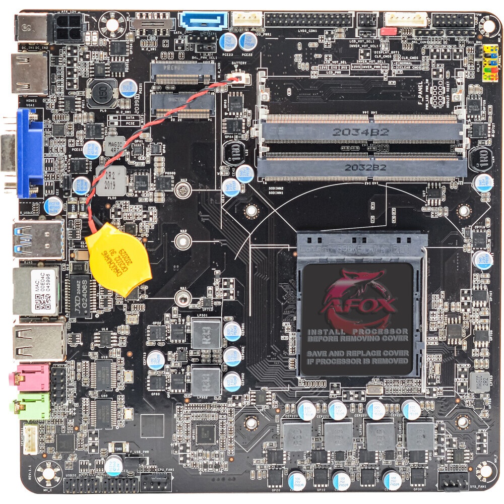 Материнская плата AFOX AFMIA300-1L-V4, Socket AM4, AMD A300, 2xDDR4, 1xSATA, 1xM.2, 1xHDMI, 1xVGA, 1