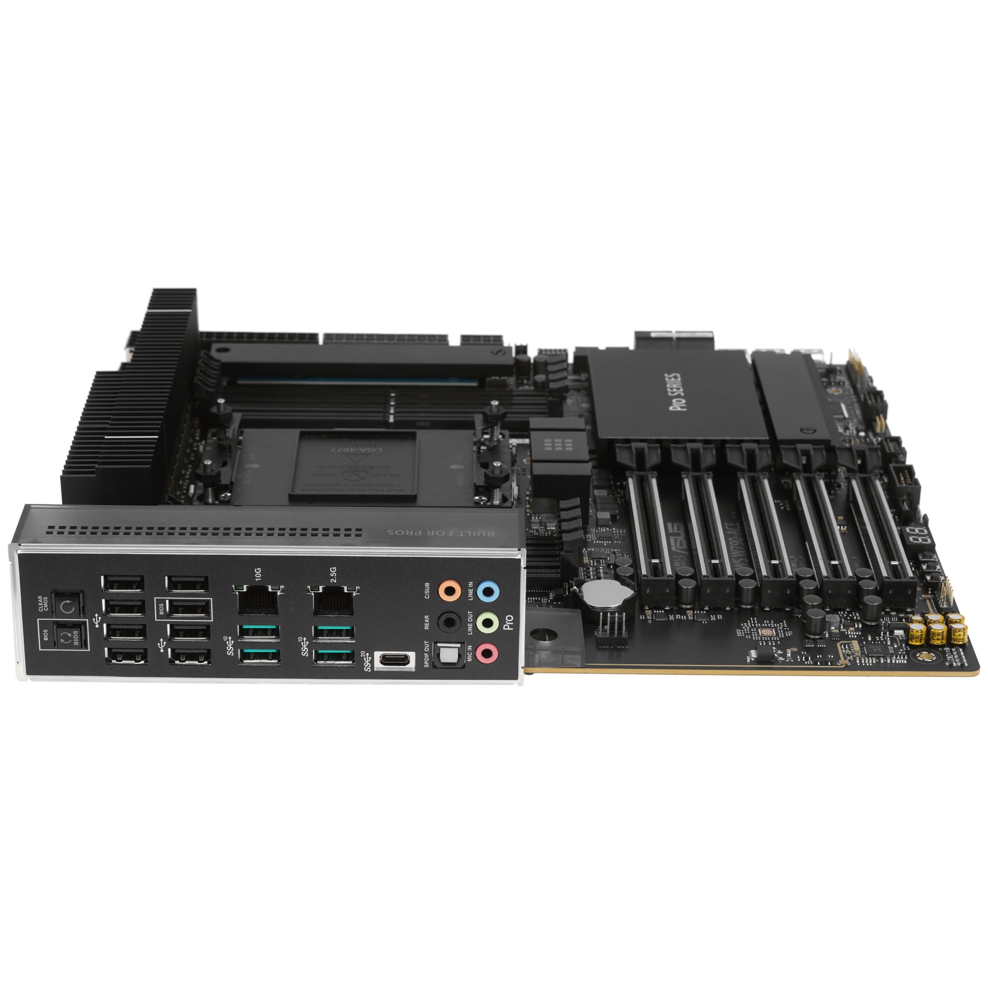 Серверная материнская плата ASUS Pro WS W790-ACE, LGA 4677, Intel W790, 8xDDR5, 4xSATA, 2xM.2, 5xPCI