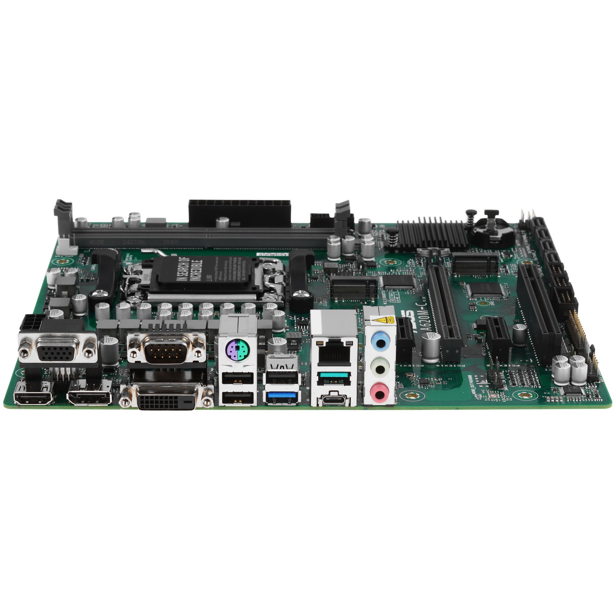 Материнская плата ASUS Pro A620M-C-CSM, AM5, AMD A620, 2xDDR5, 4xSATA, 2xM.2 PCIe 4.0 x4, 1xPCIe 4.0