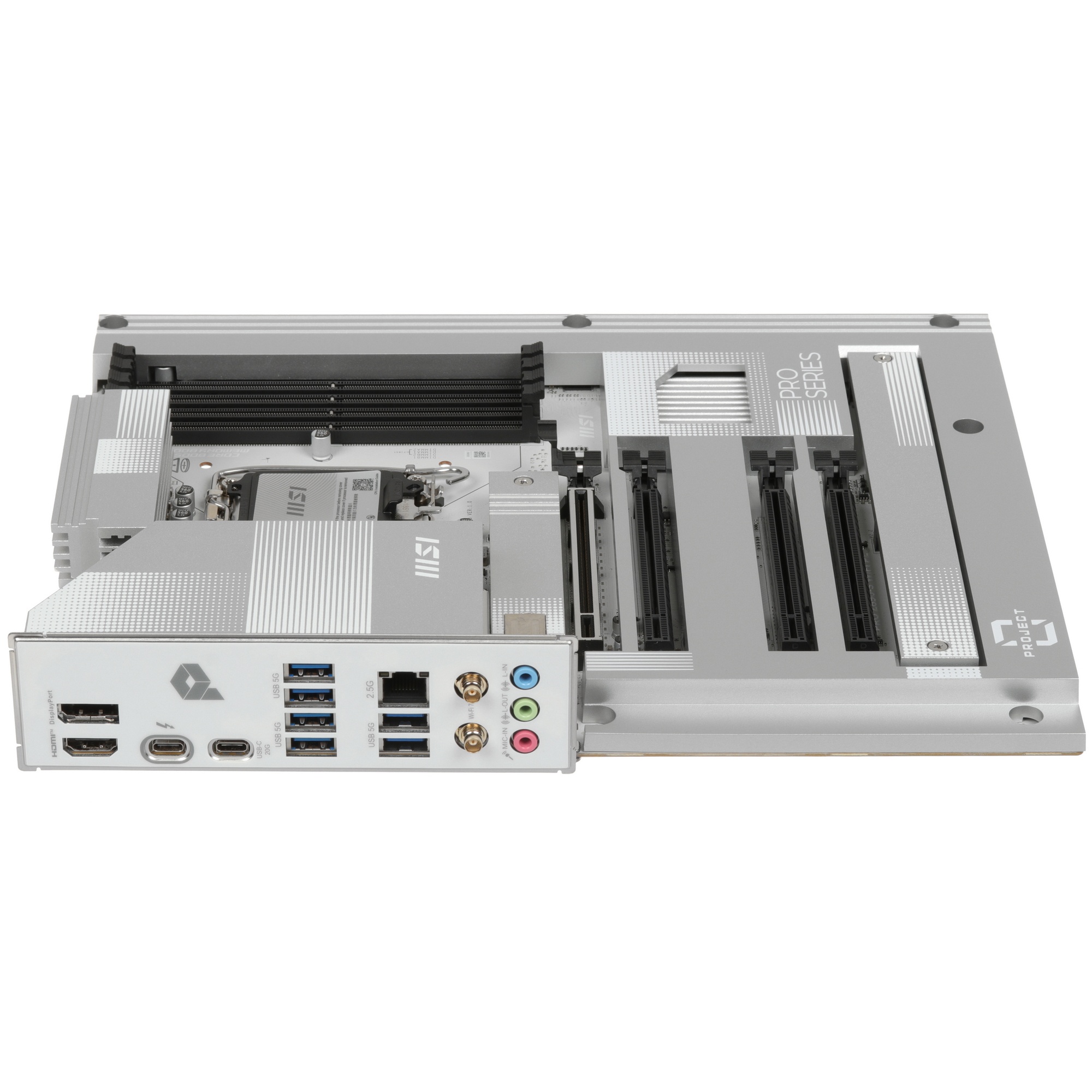 Материнская плата MSI PRO Z890-S WIFI PZ Z890, LGA1851, 4*DDR5, 4*PCIEx16, 3*M.2, 2*TypeC, 6*USB3.2G