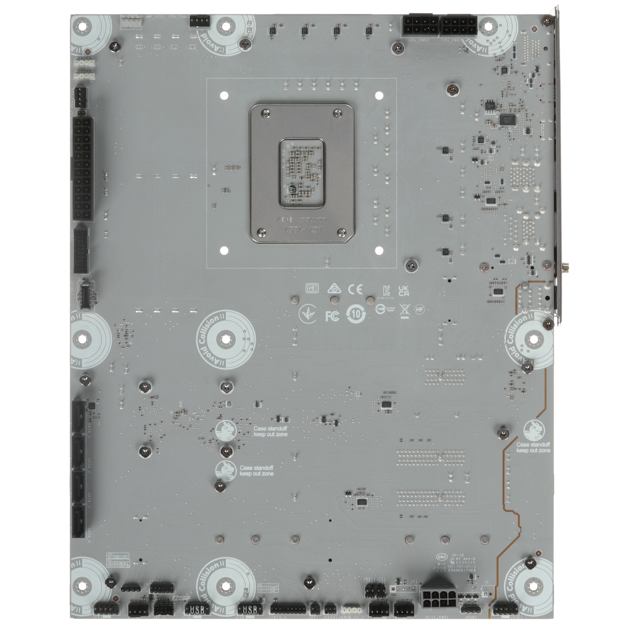 Материнская плата MSI PRO Z890-S WIFI PZ Z890, LGA1851, 4*DDR5, 4*PCIEx16, 3*M.2, 2*TypeC, 6*USB3.2G