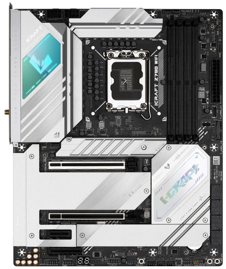 Материнская плата Maxsun iCraft Z790 WIFI, LGA 1700, Intel Z790, 4xDDR5, 4xM.2, 4xSATA, 1xPCIe 5.0 x