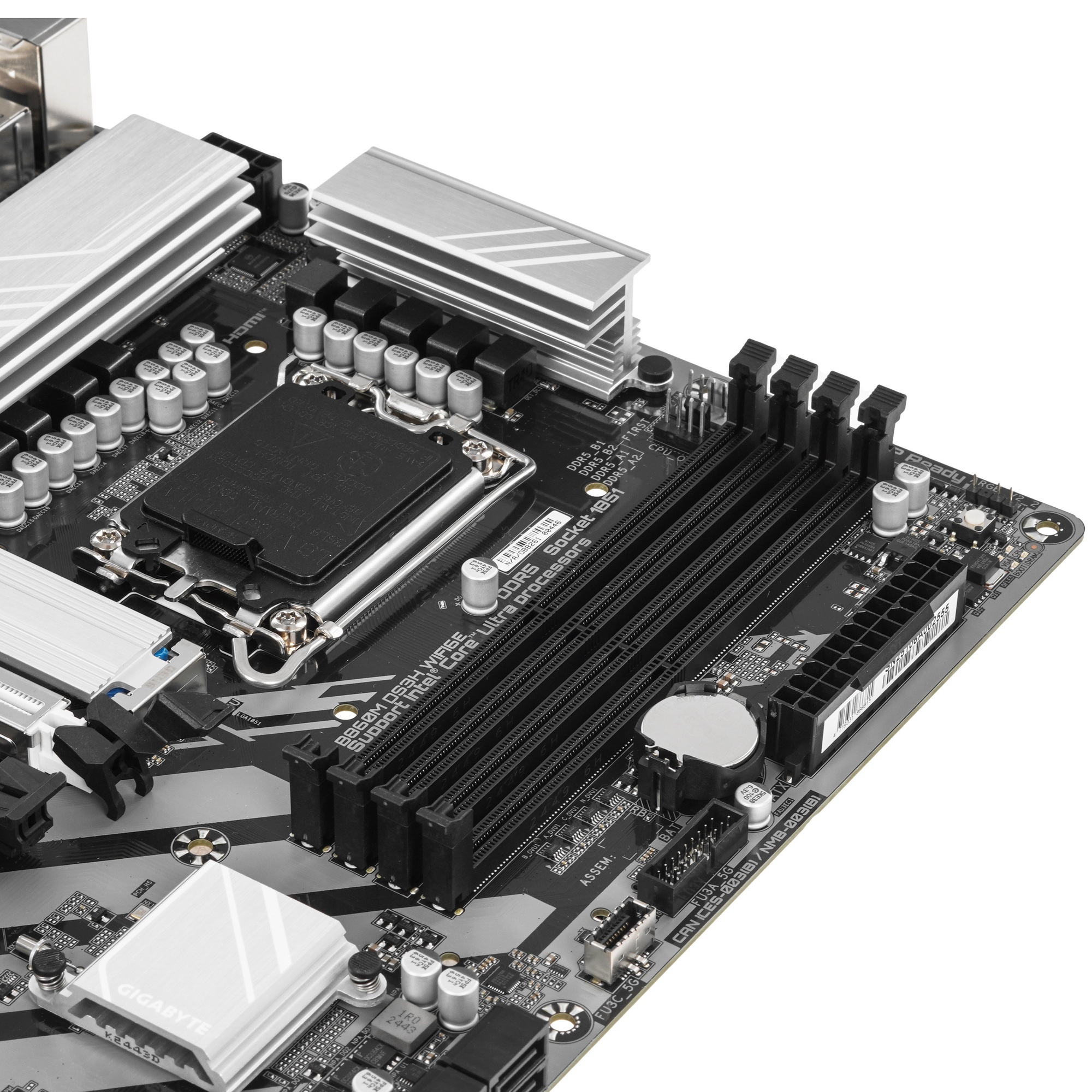 Материнская плата Gigabyte B860 S1851 MATX B860M DS3H WIFI6E