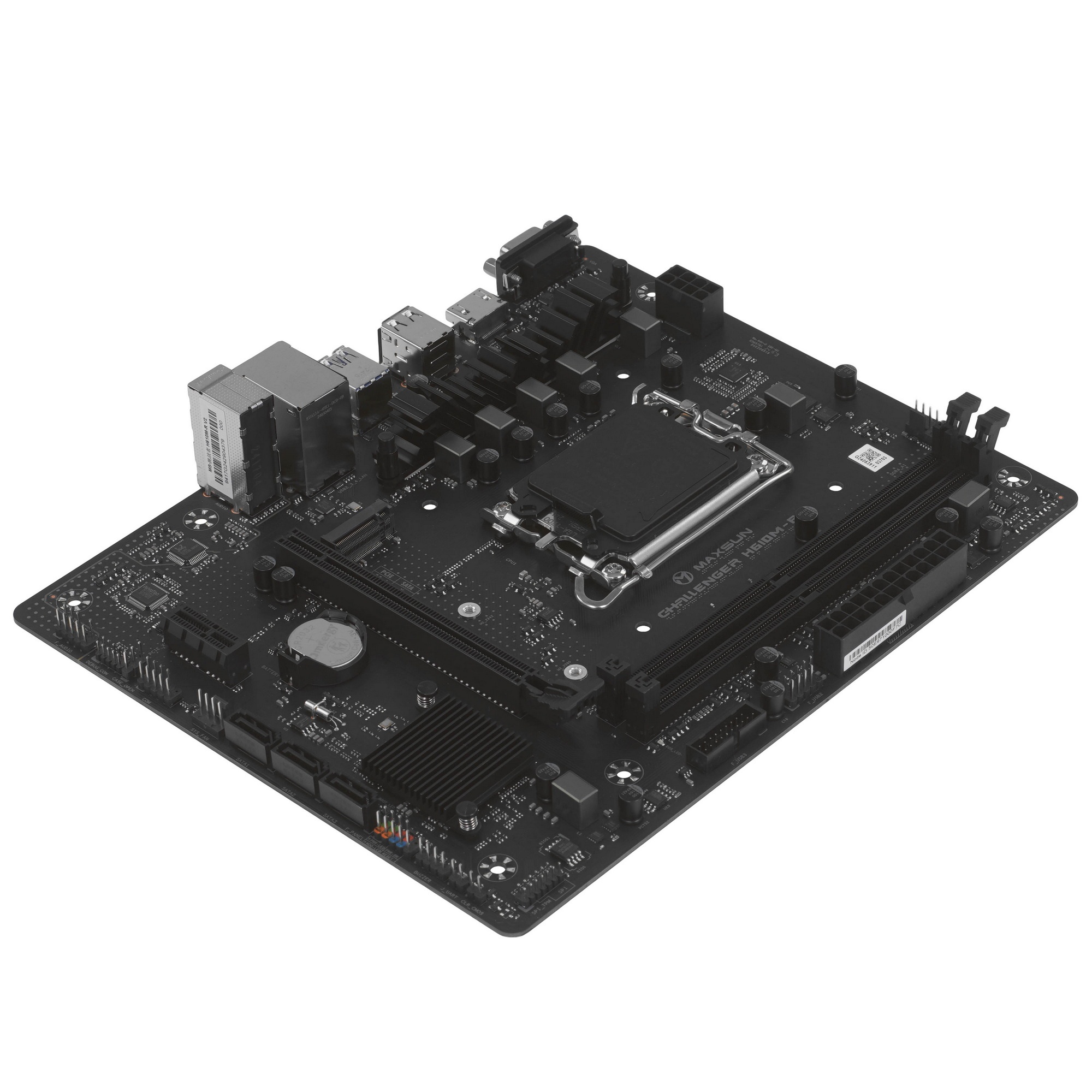 Материнская плата Maxsun Challenger H610M-R, LGA 1700, Intel H610, 2xDDR4, 3xSATA, 1xM.2, 1xPCIe 4.0