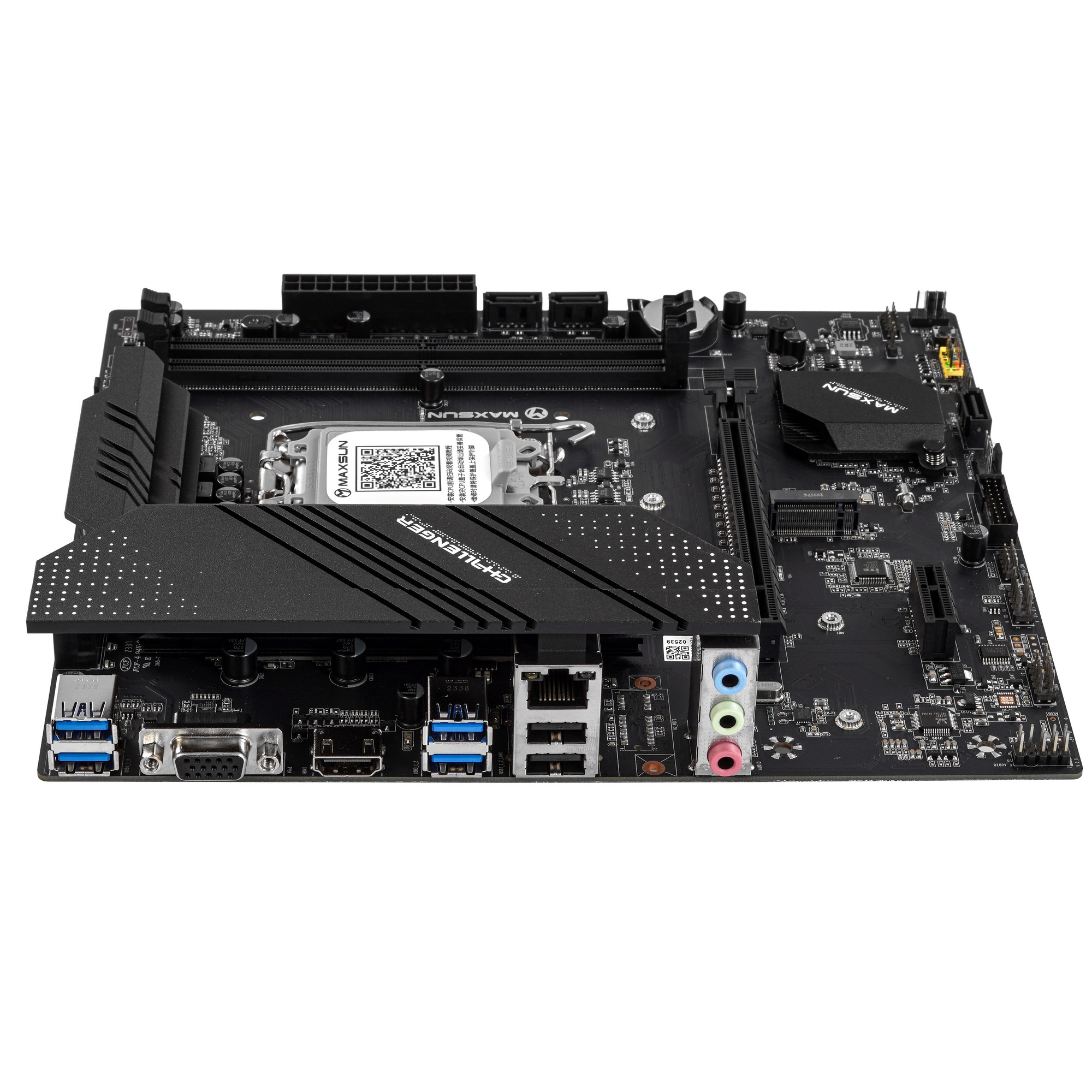 Материнская плата Maxsun Challenger B760M D5 WIFI, LGA 1700, Intel B760, 2xDDR5, 3xSATA, 2xM.2, 1xPC
