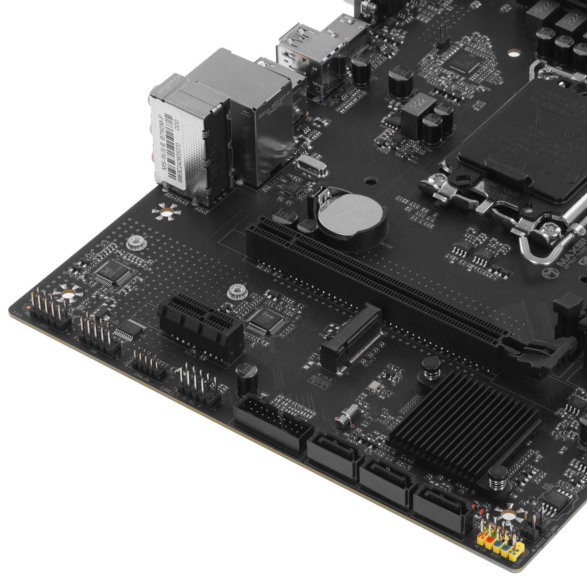 Материнская плата Maxsun Challenger B760M-F, LGA 1700, Intel B760, 2xDDR4, 3xSATA III, 2xM.2, 1xPCIe