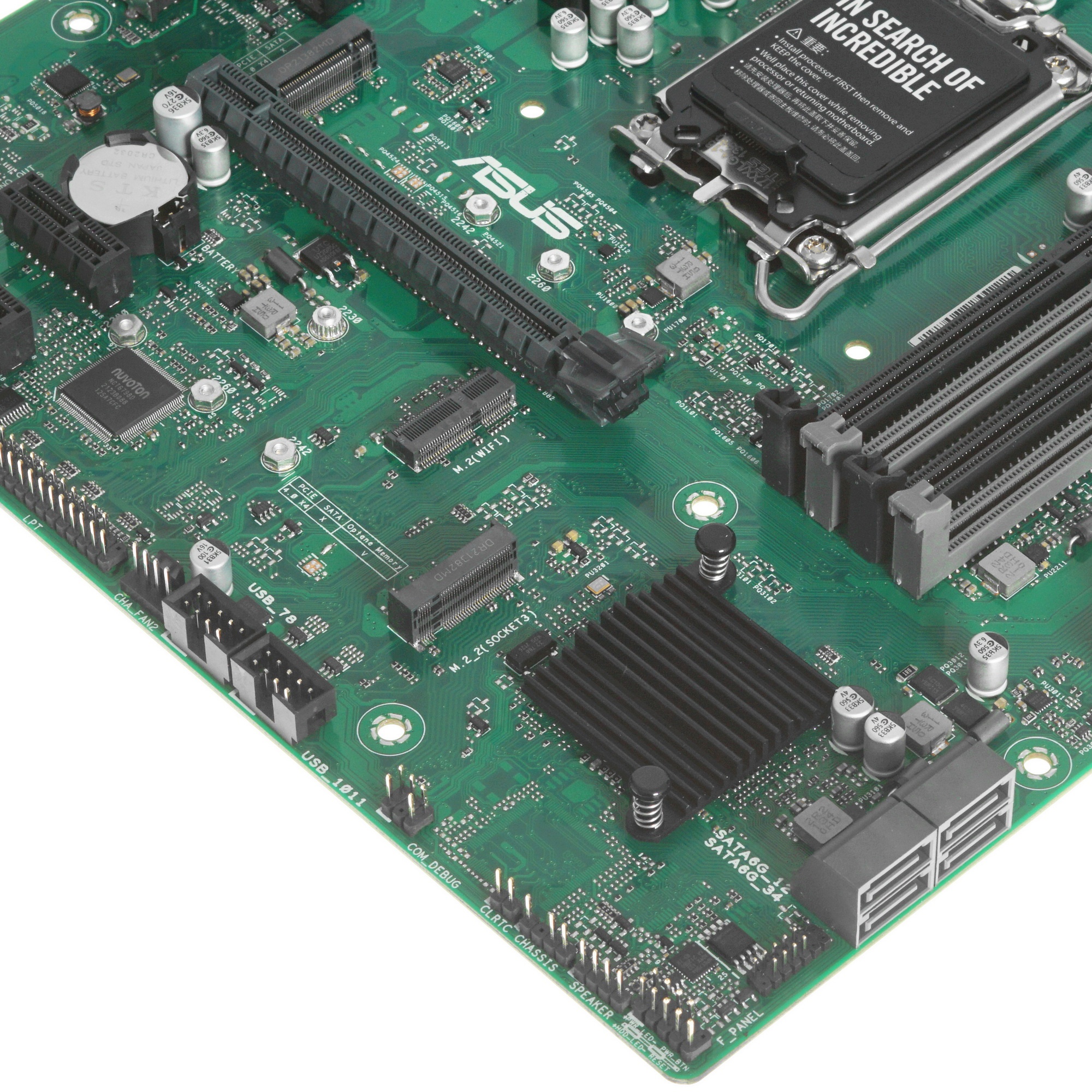 Материнская плата ASUS Pro B660M-C D4-CSM, LGA 1700, Intel B660, 4xDDR4, нет SATA, 0xM.2, нет PCI-E,