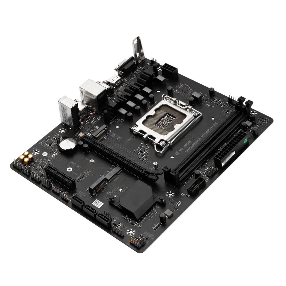 Материнская плата Maxsun Challenger B760M-N D5, LGA 1700, Intel B760, 2xDDR5, 3xSATA, 2xM.2, 1xPCIe
