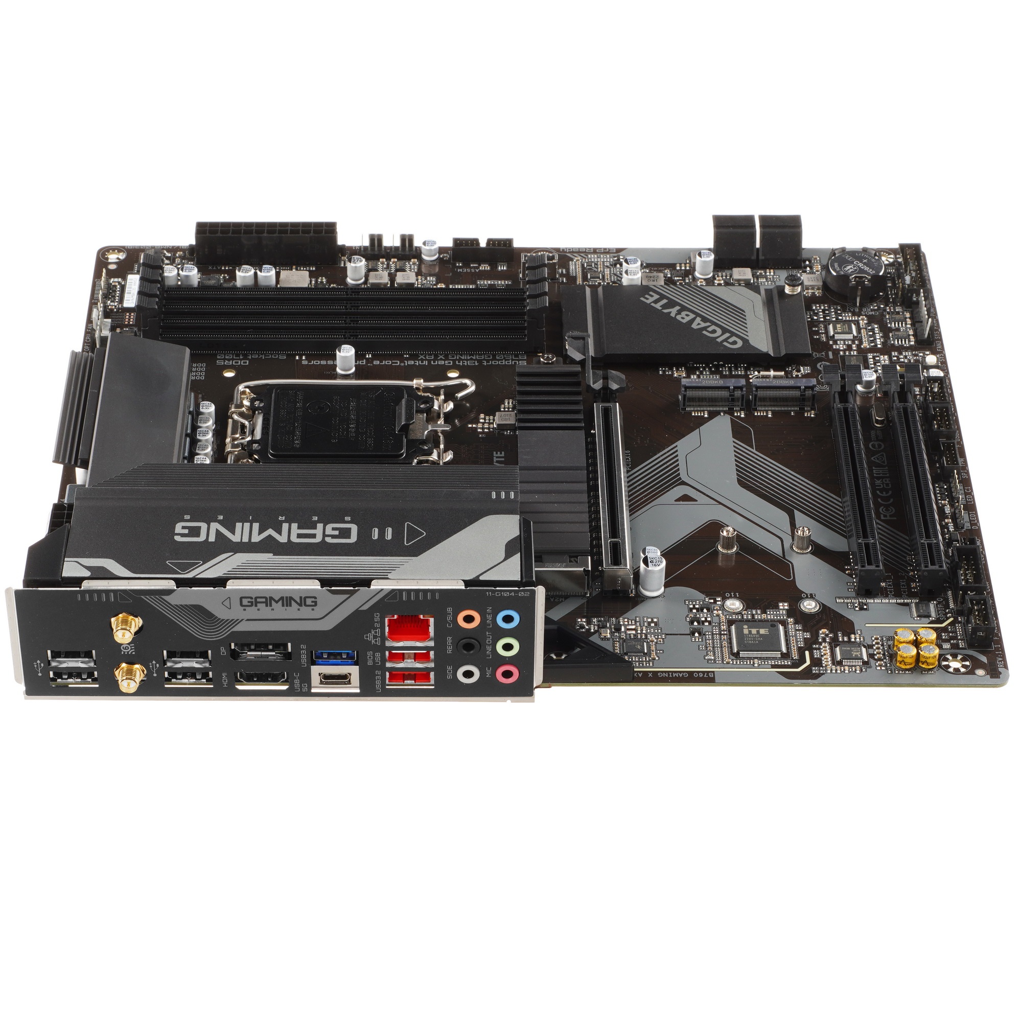 Материнская плата Gigabyte B760 GAMING X AX, LGA 1700, Intel B760, 4xDDR5, 4xSATA, 3xM.2, 1xPCI-E 4.