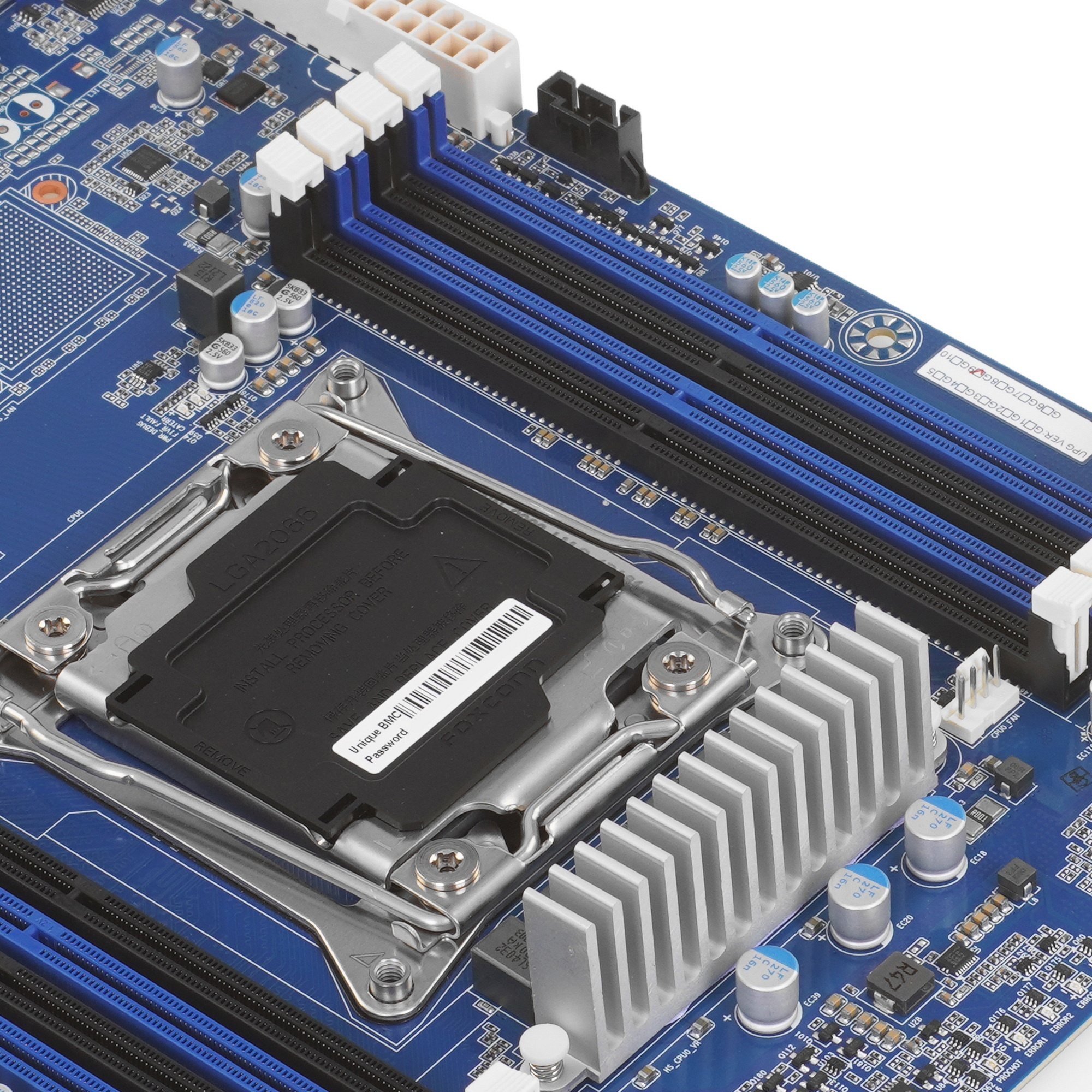 Серверная материнская плата Gigabyte MF51-ES2, LGA 2066, Intel C422, 8xDDR4 ECC, 8xSATA, 1xM.2, 3xPC