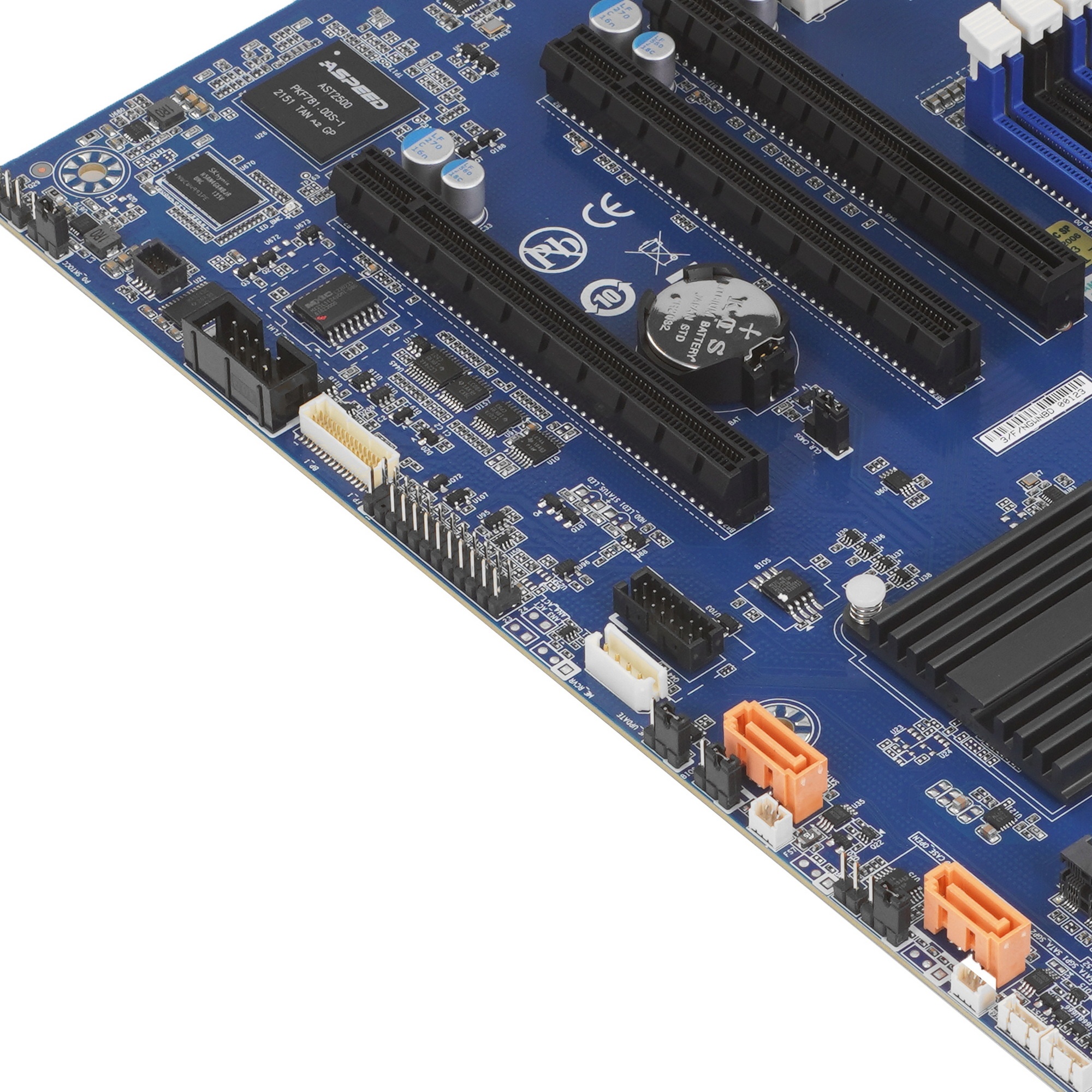 Серверная материнская плата Gigabyte MF51-ES2, LGA 2066, Intel C422, 8xDDR4 ECC, 8xSATA, 1xM.2, 3xPC