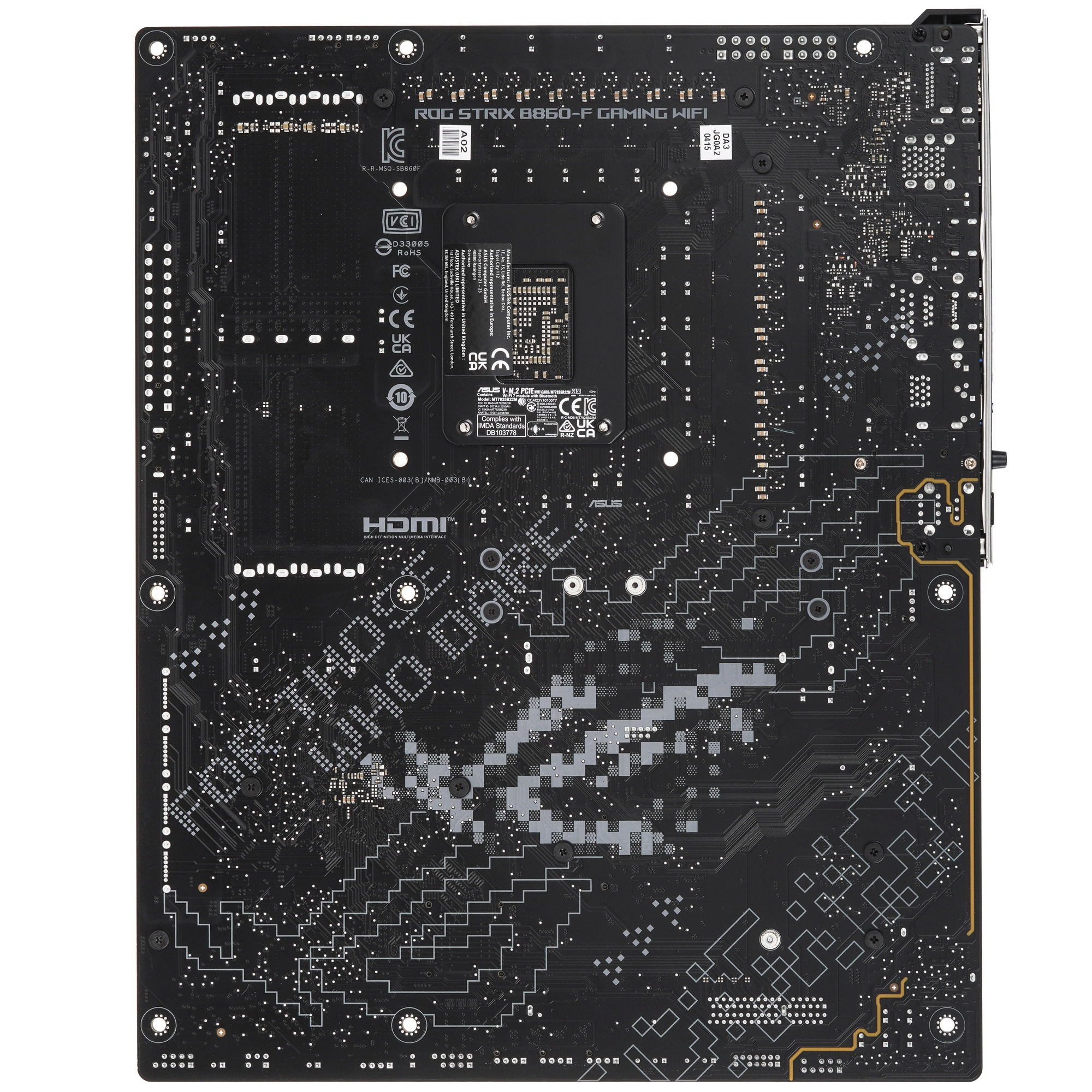 Материнская плата ASUS ROG STRIX B860-F GAMING WIFI, LGA 1851, Intel B860, 4xDDR5, 4xSATA, 4xM.2, 1x