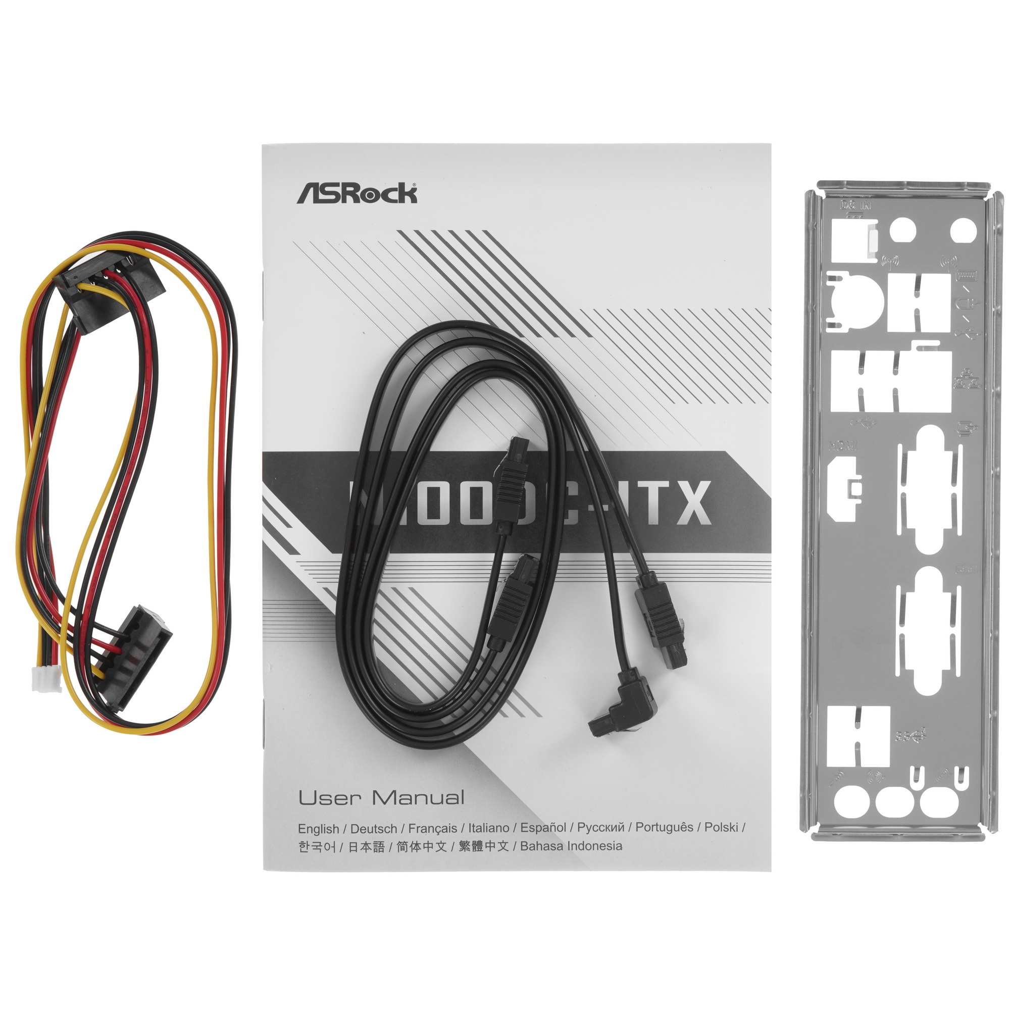 Материнская плата ASRock N100DC-ITX, BGA1264, Intel SoC, 1xDDR4, 2xSATA, 1xM.2, 1xPCIe 3.0 x4, 1xHDM