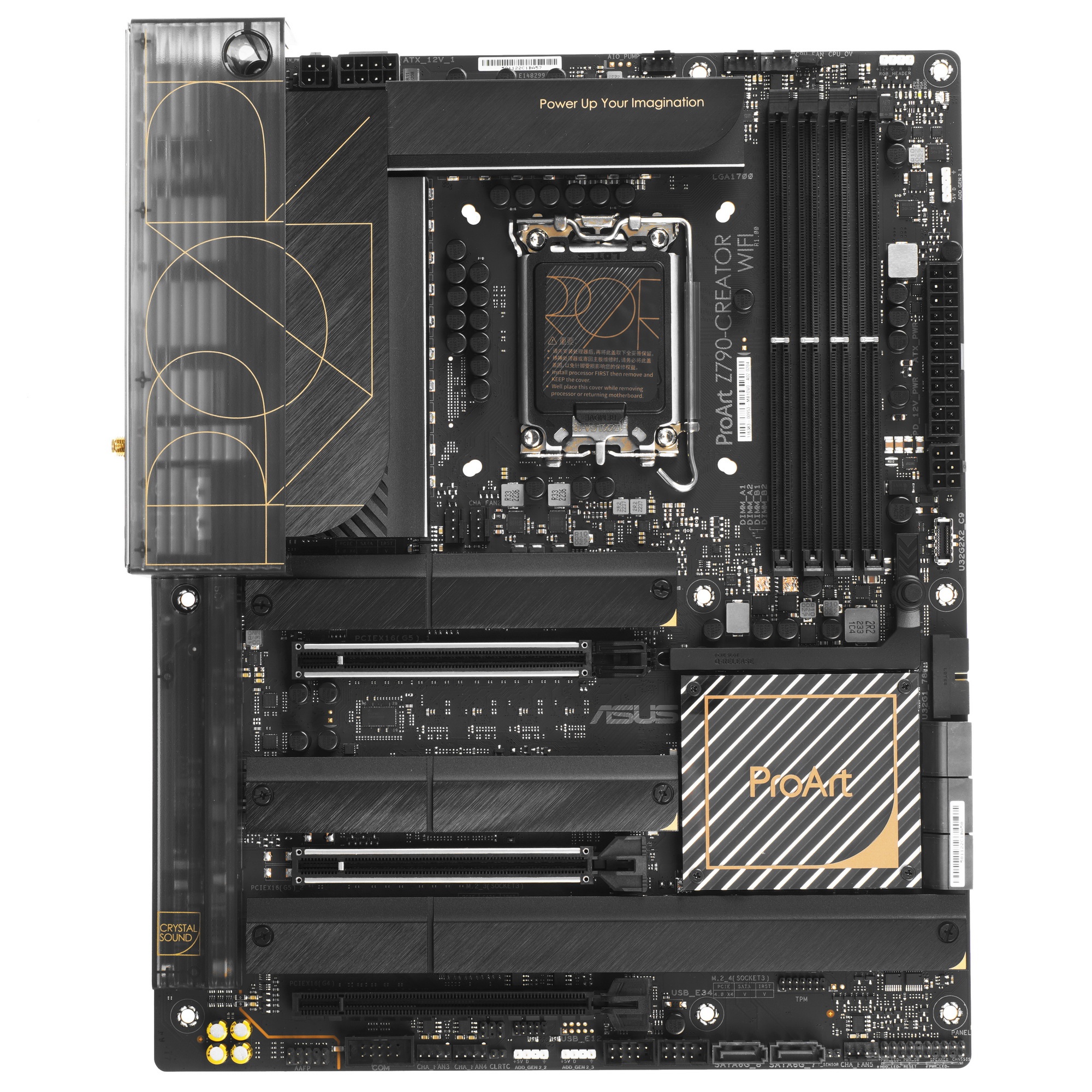 Материнская плата ASUS ProArt Z790-Creator WiFi, LGA 1700, Intel Z790, 4xDDR5, 8xSATA, 4xM.2, 1xPCIe