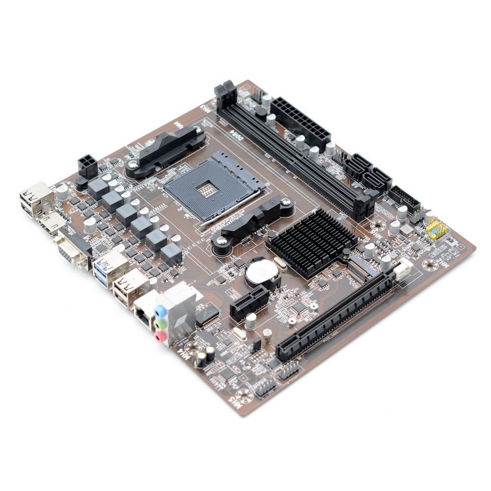 Материнская плата AFOX B450D4-MA-V4, AM4, AMD B450, 2xDDR4, 4xSATA, 1xM.2, 1xPCIe 3.0 x16, 2xPCIe x1