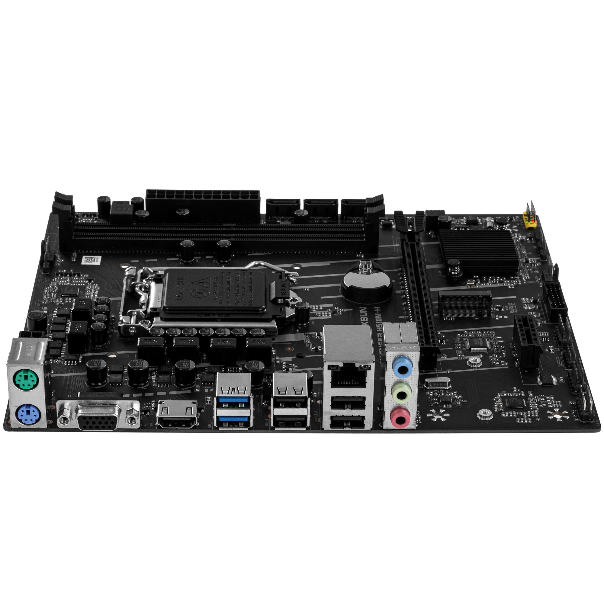 Материнская плата Maxsun Challenger H510M-H, LGA 1200, Intel H470, 2xDDR4, 1xM.2, 3xSATA, 1xPCIe 3.0