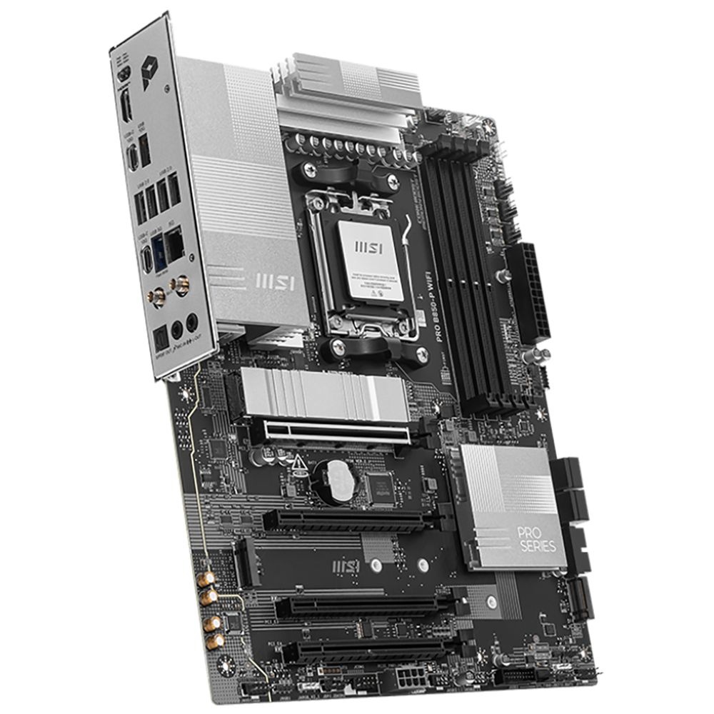 Материнская плата MSI OEM PRO B850-P WIFI B850, AM5, 4*DDR5, 4*PCIEx16, 3*M.2, 3*TypeC, 1*USB3.2Gen2