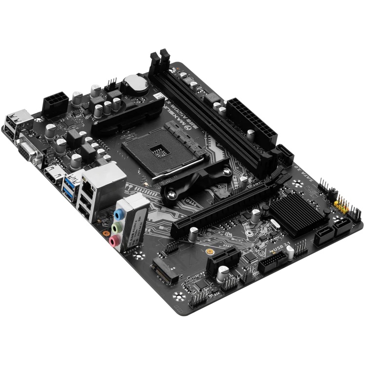 Материнская плата Maxsun Challenger A520M-K, AM4, AMD A520, 2xDDR4, 3xSATA, 1xM.2, 1xPCIe 3.0 x16, 1