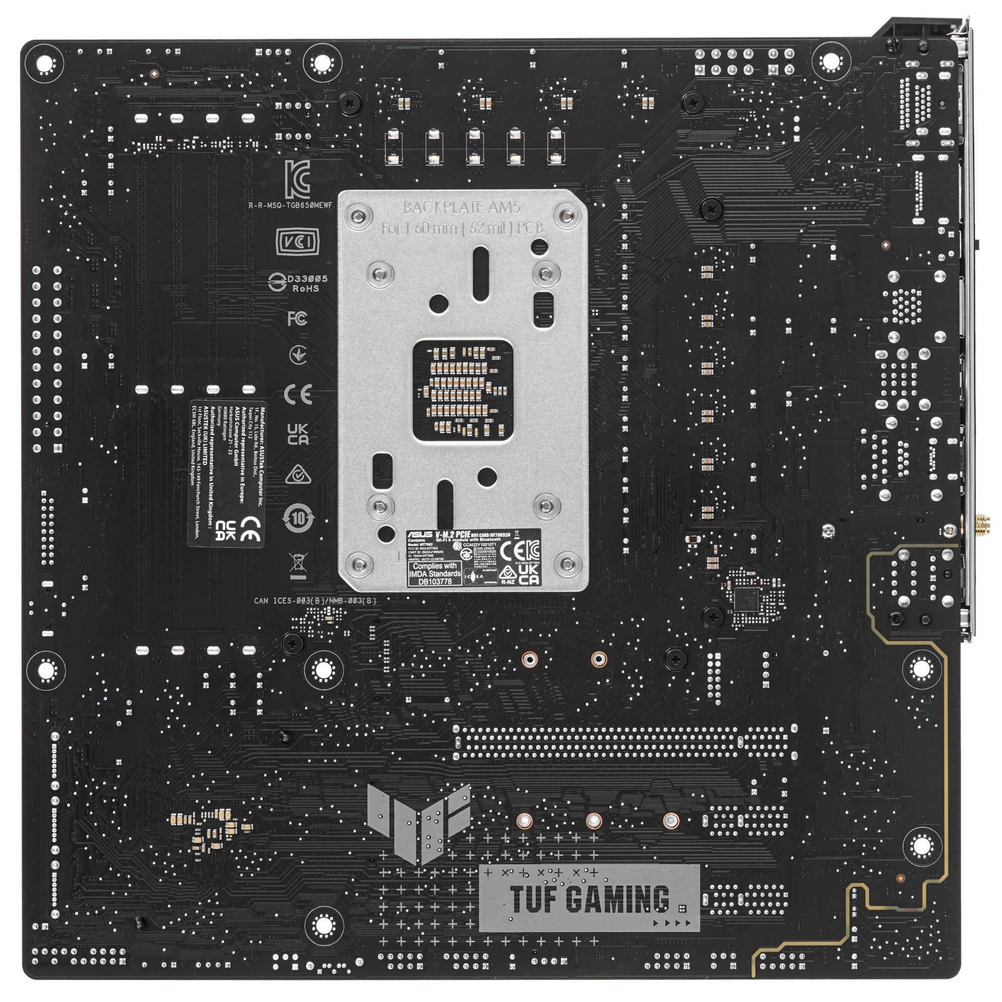 Материнская плата ASUS TUF GAMING B650M-E WIFI, AM5, AMD B650, 4xDDR5, 4xSATA, 2xM.2, 1xPCI-E 4.0 x1