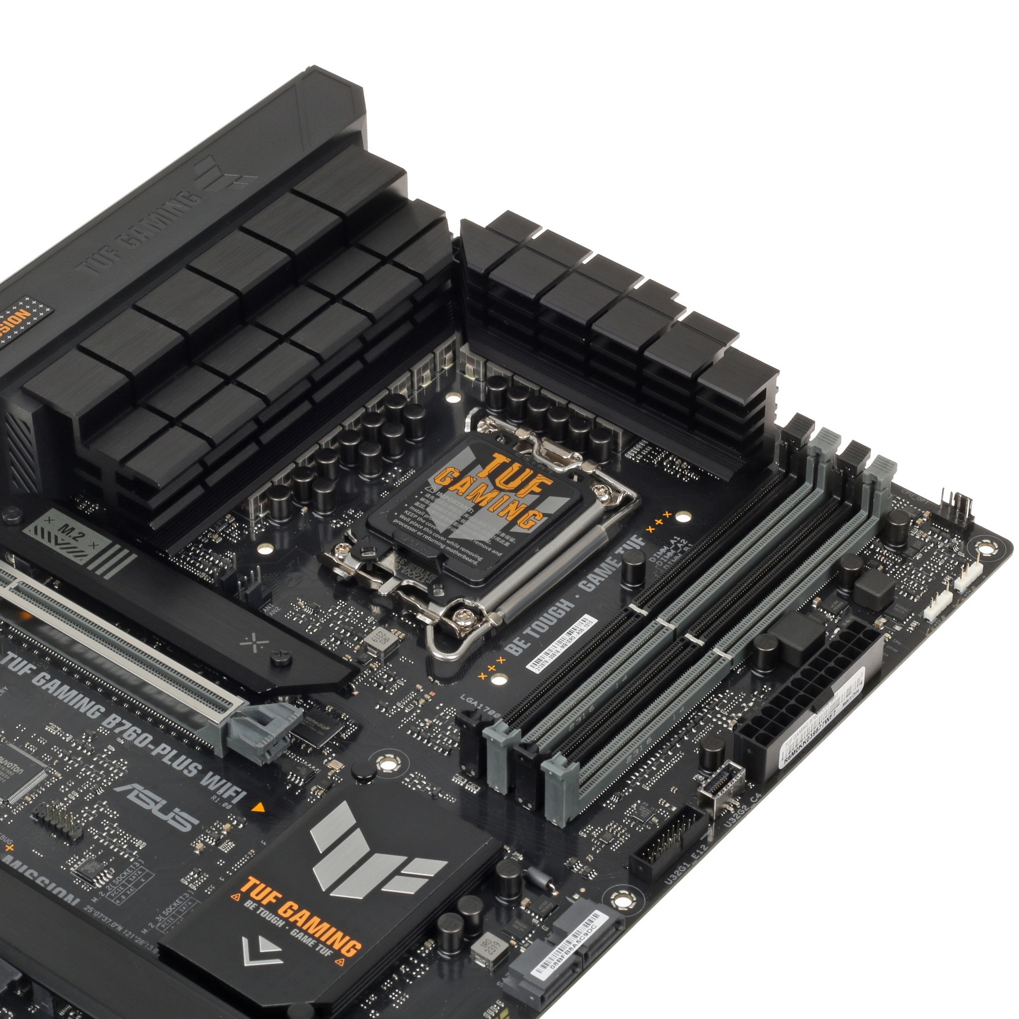 Материнская плата ASUS TUF GAMING B760-PLUS WIFI, LGA 1700, Intel B760, 4xDDR5, 4xSATA, 3xM.2, 1xPCI