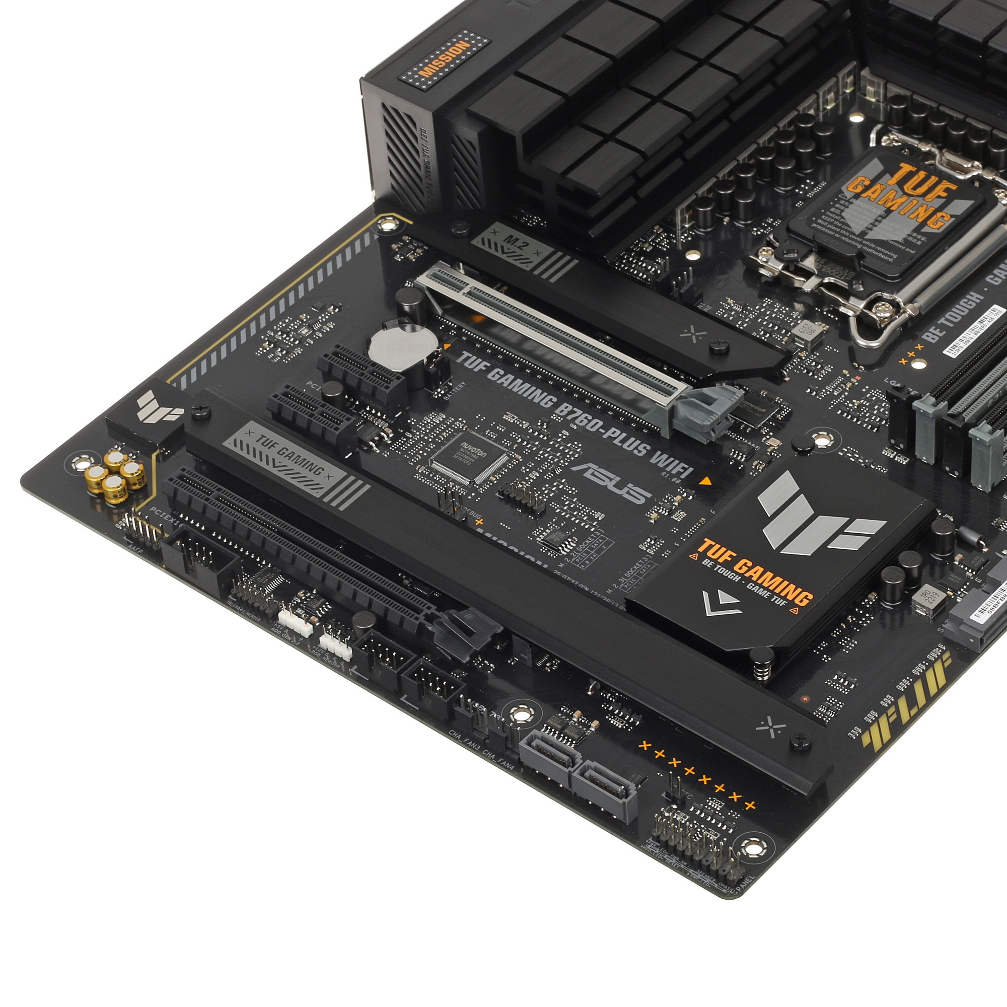 Материнская плата ASUS TUF GAMING B760-PLUS WIFI, LGA 1700, Intel B760, 4xDDR5, 4xSATA, 3xM.2, 1xPCI