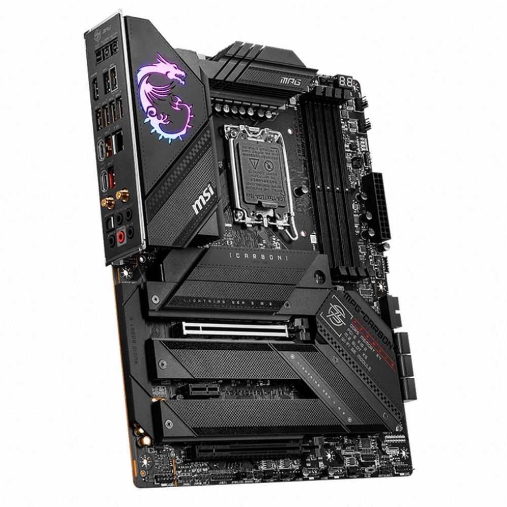 Материнская плата MSI MPG Z790 CARBON WIFI, LGA 1700, Intel Z790, 4xDDR5, 6xSATA, 5xM.2, 1xPCIe 5.0
