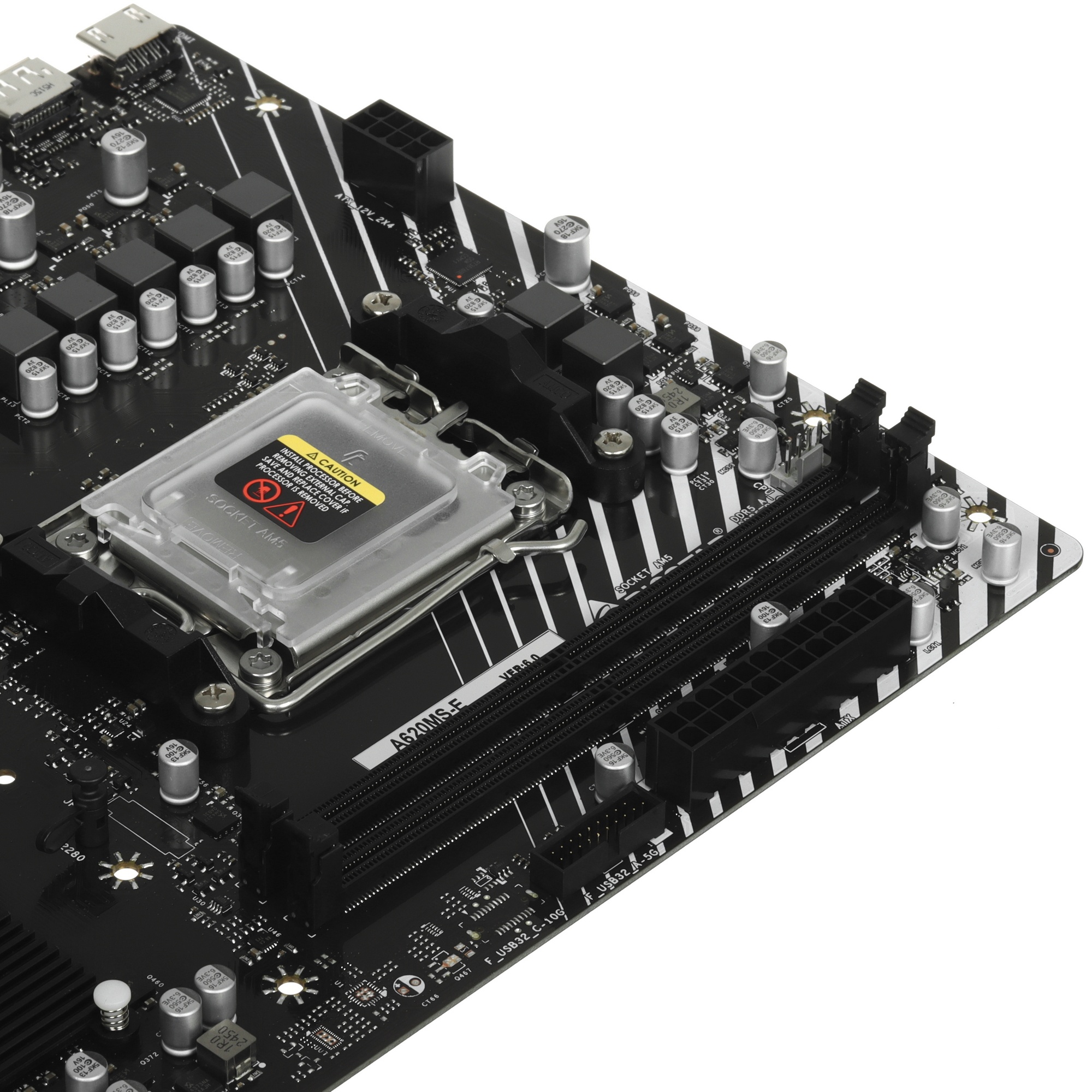 Материнская плата Biostar A620MS SocketAM5 AMD A620 2xDDR5 mATX AC`97 8ch(7.1) GbLAN RAID+HDMI+DP