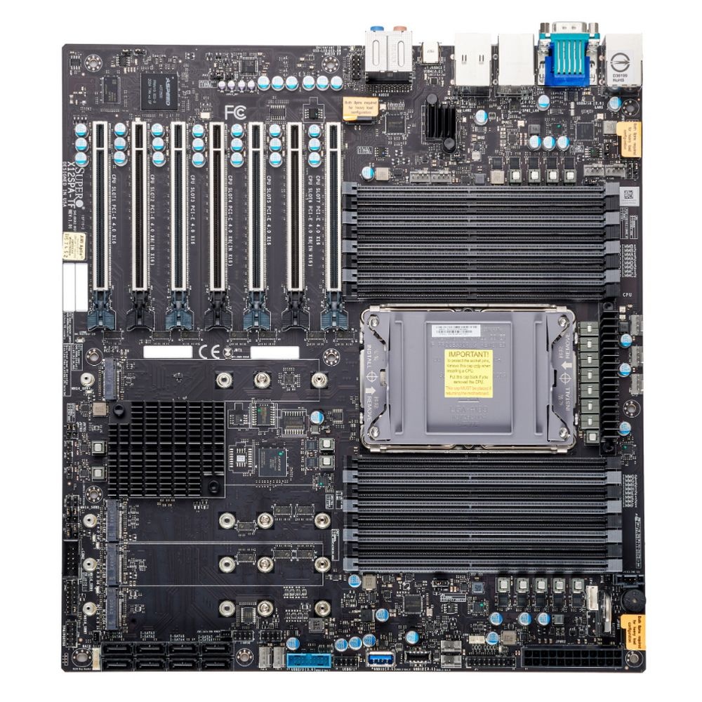 Серверная материнская плата Supermicro MBD-X12SPA-TF-B, сокет LGA4189, Intel C621A, DDR4, 16xDDR4, 4