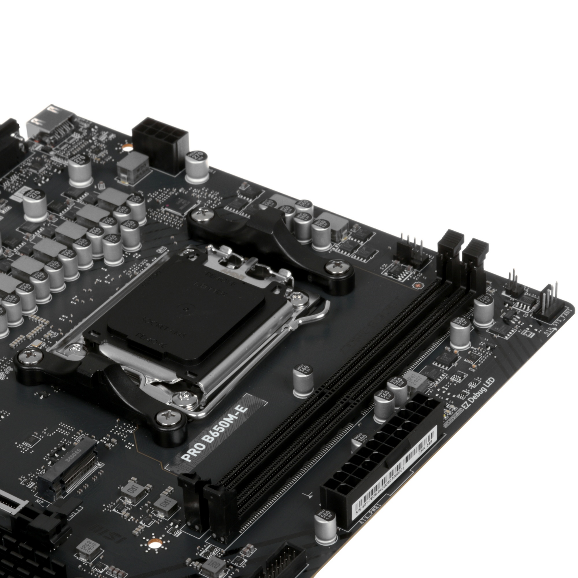 Материнская плата PRO B650M-E, AM5, AMD B650, 2xDDR5, 4xSATA, 1xM.2, 1xPCIe 4.0 x16, 1xPCIe 3.0 x1,
