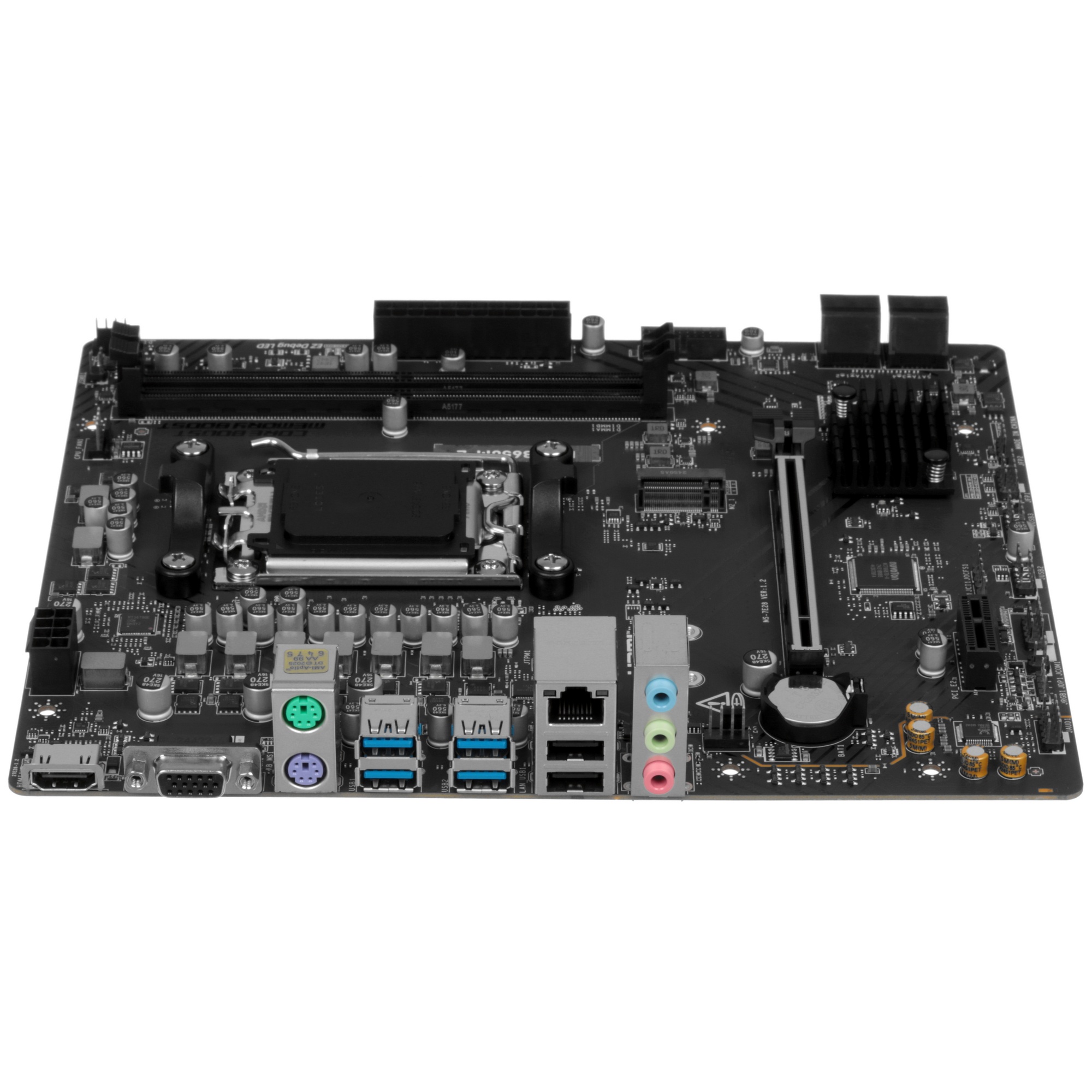 Материнская плата PRO B650M-E, AM5, AMD B650, 2xDDR5, 4xSATA, 1xM.2, 1xPCIe 4.0 x16, 1xPCIe 3.0 x1,