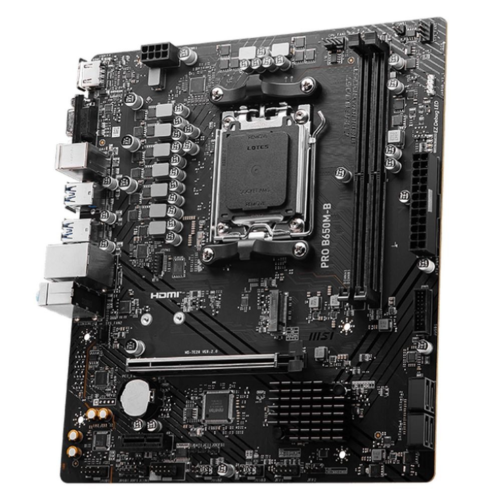 Материнская плата MSI OEM PRO B650M-B B650, AM5, 2*DDR5, 1*PCIEx16, 1*PCIEx1, 1*M.2, 6*USB3.2Gen1, 6