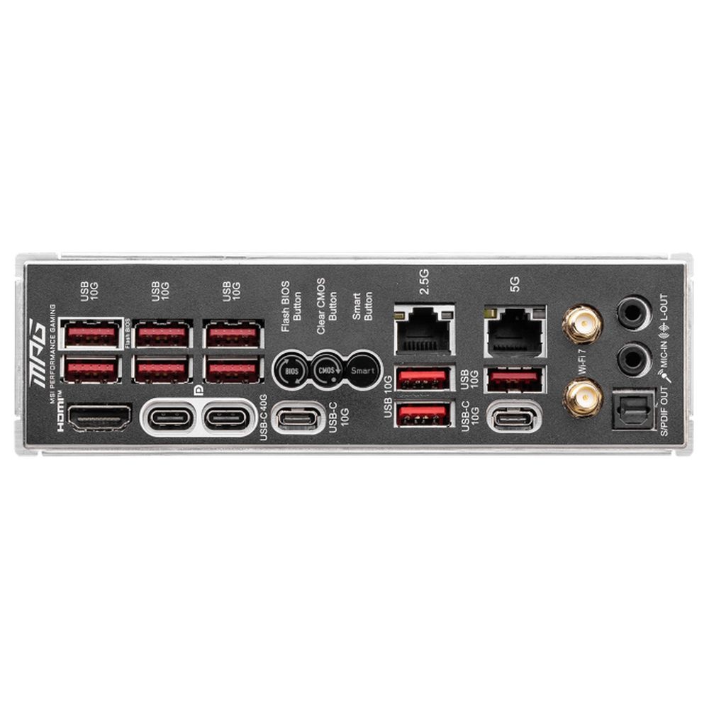 Материнская плата MSI OEM MPG X870E CARBON WIFI X870, AM5, 4*DDR5, 3*PCIEx16, 4*M.2, 4*TypeC, 9*USB3