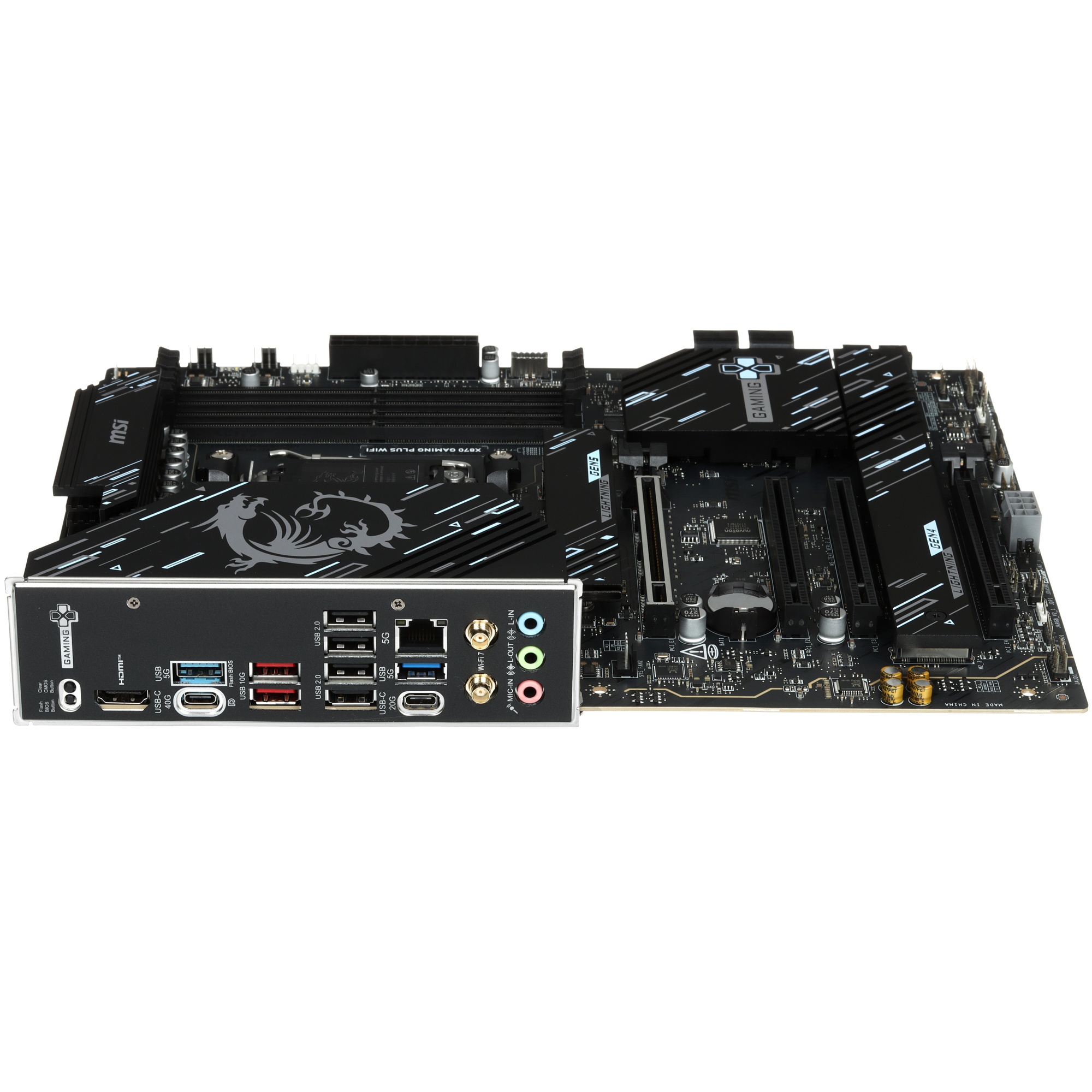 Материнская плата AMD X870 SAM5 ATX MSI X870 GAMING PLUS WIFI