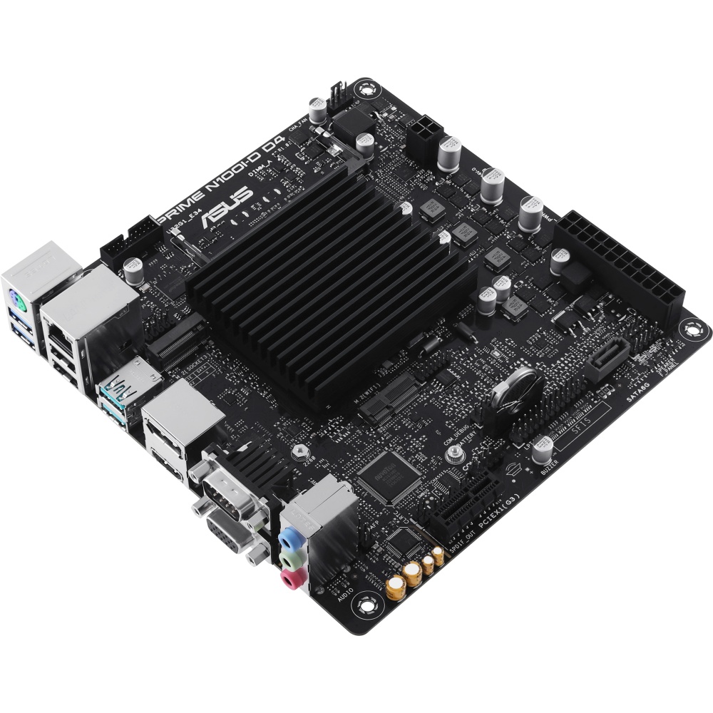 Материнская плата ASUS PRIME N100I-D D4-CSM, BGA1264, SoC, 1xSO-DIMM DDR4, 1xSATA, 1xM.2, 1xPCI-E 3.