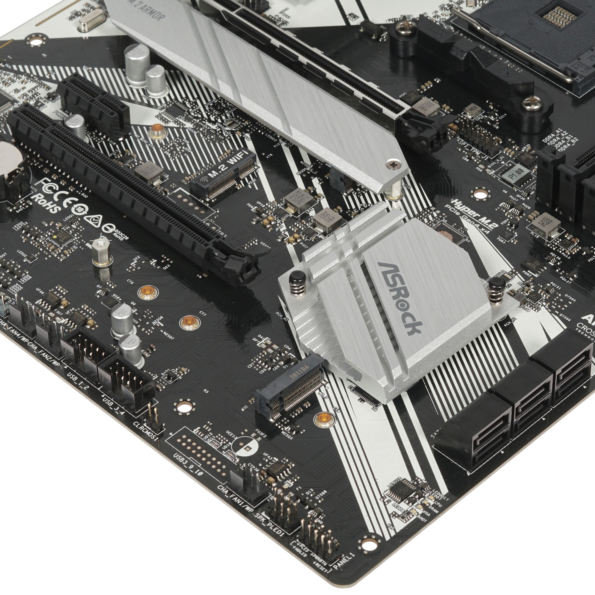 Материнская плата ASRock B550 Pro4, AM4, AMD B550, 4xDDR4, 6xSATA, 2xM.2, 1xPCIe 3.0 x16, 1xPCIe 4.0